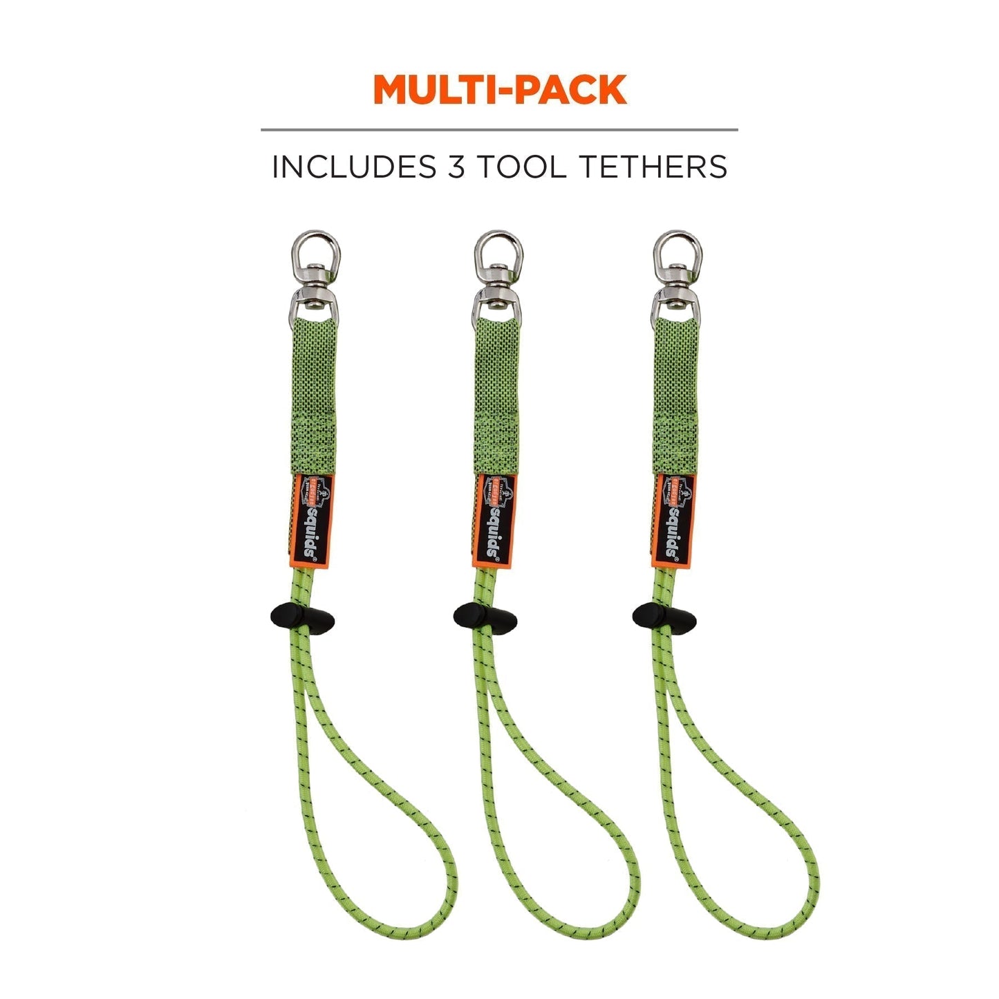 10lbs Tool Attachments - Ergodyne - Durable Elastic Tails