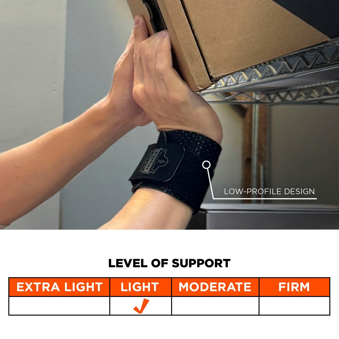Black Wrist Wrap - Ergodyne - Neoprene Support