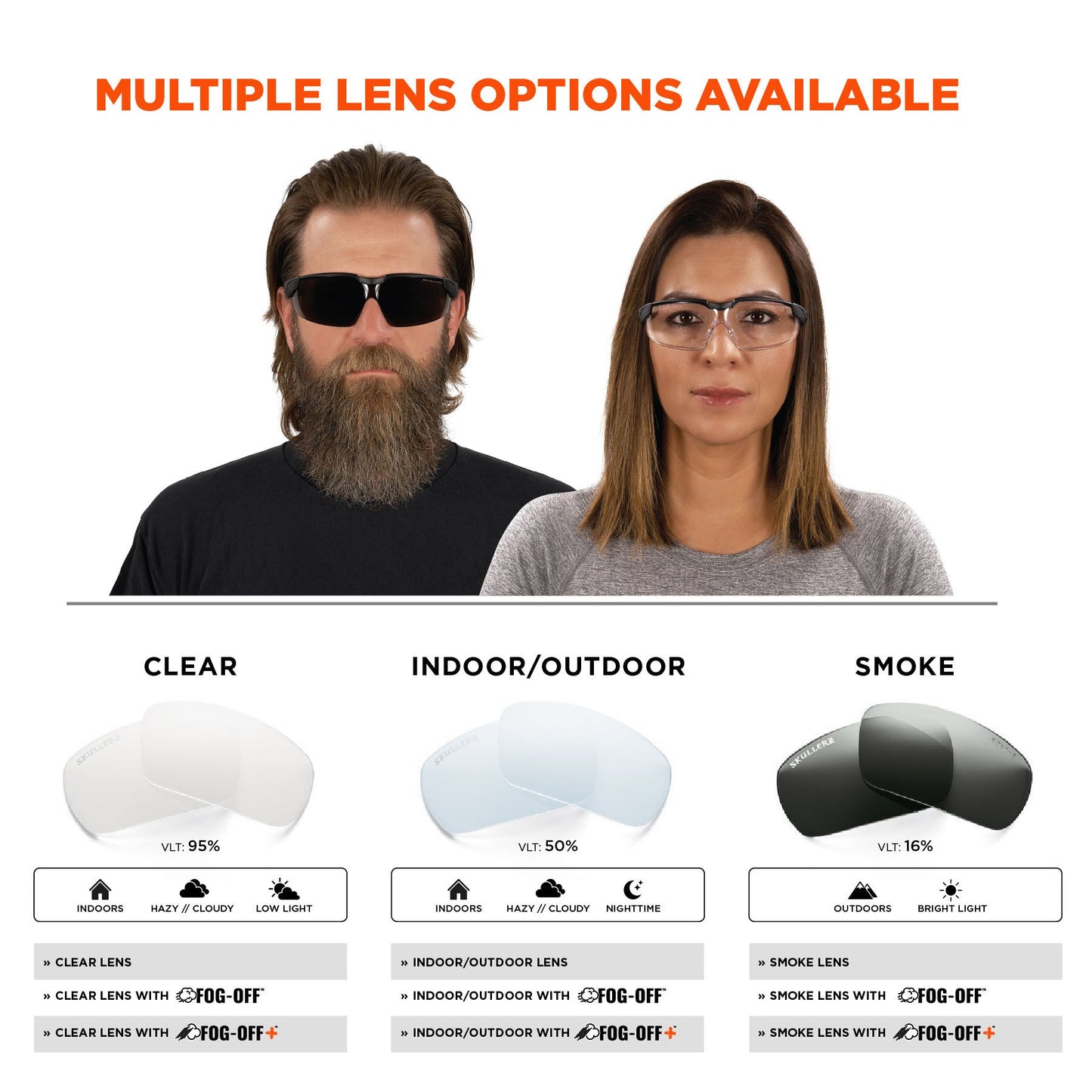 Clear Lens Glasses - Ergodyne - Impact-Resistant Design