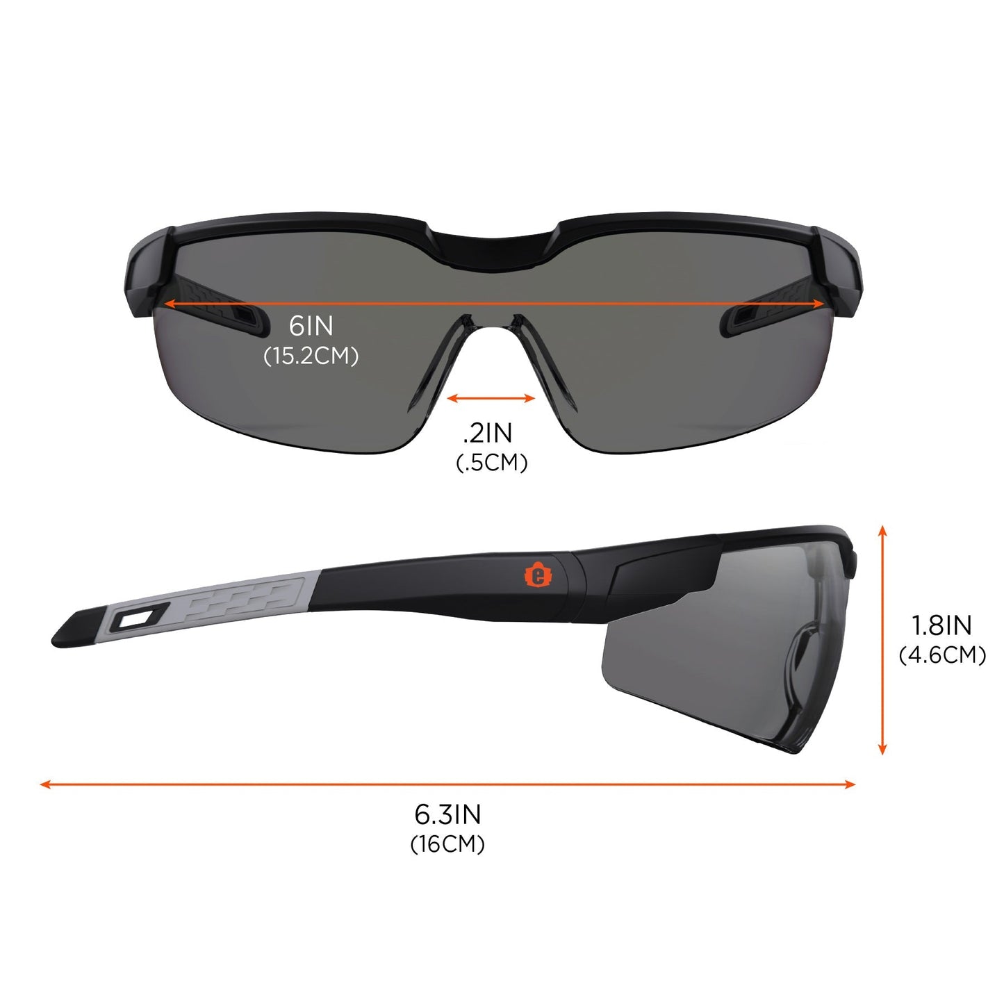Clear Lens Glasses - Ergodyne - Impact-Resistant Design