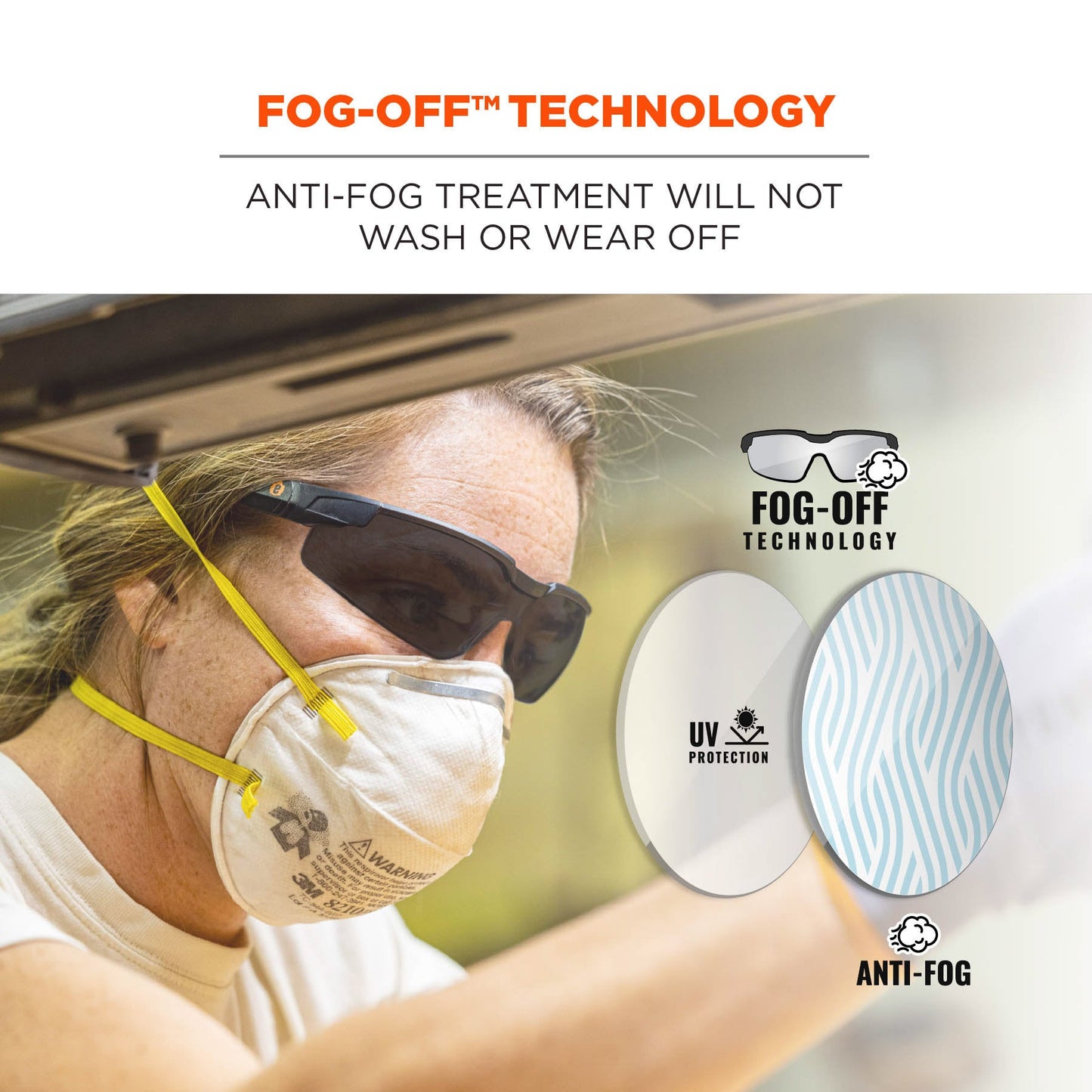 Clear Lens Glasses - Ergodyne - Impact-Resistant Design