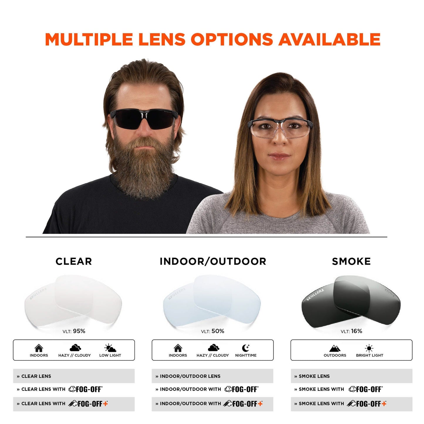 Clear Lens Glasses - Ergodyne - Impact-Resistant Design