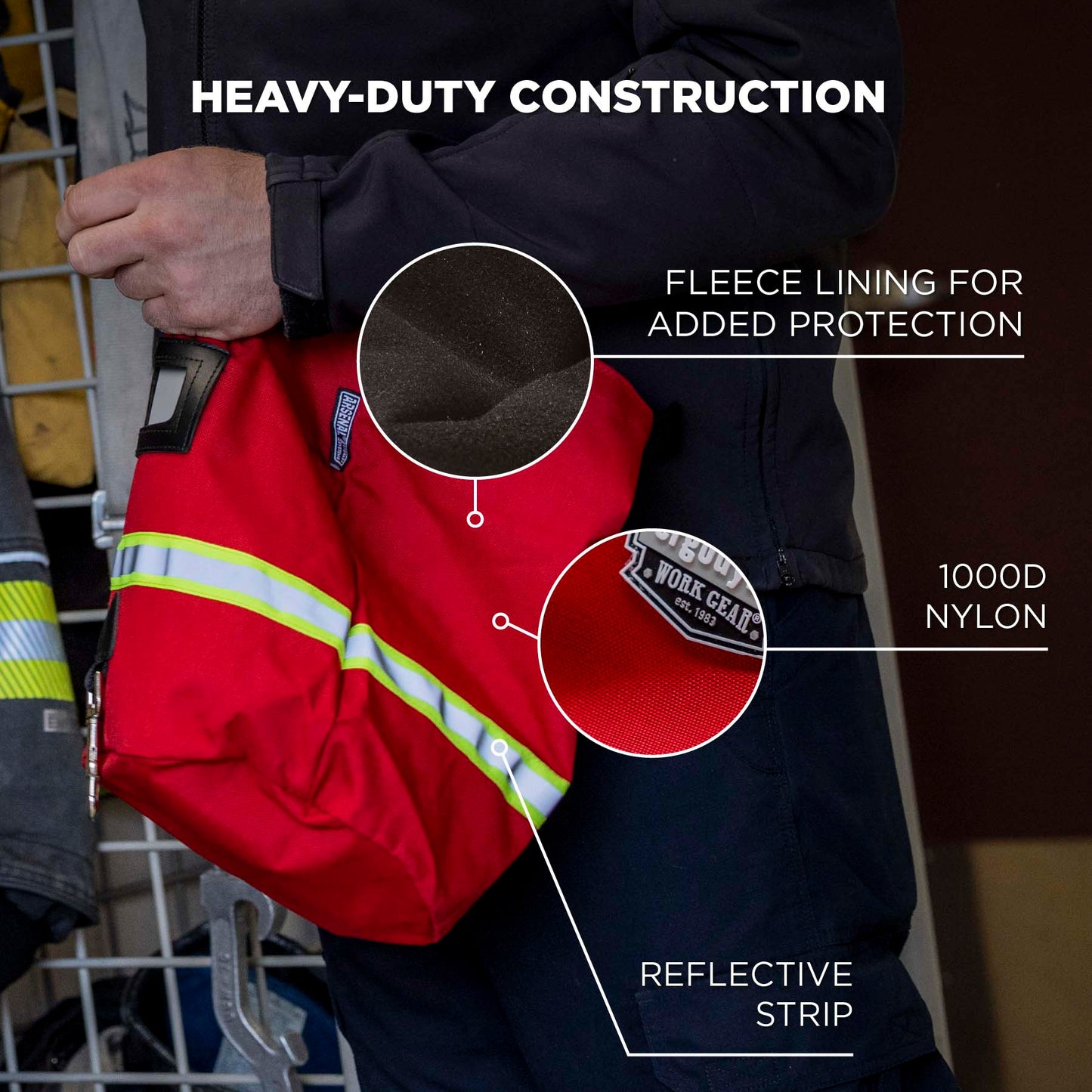 Hook and Loop Bottom Closure PPE Bags - Ergodyne - Durable Design