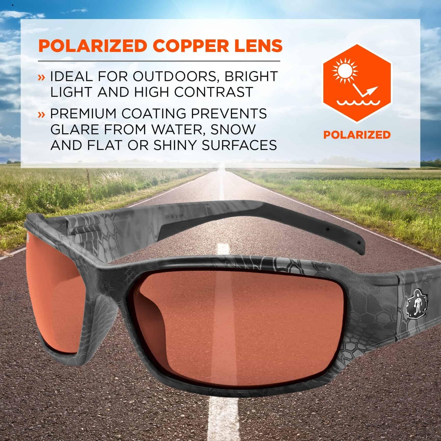 Clear Lens Glasses - Ergodyne - Impact Resistant