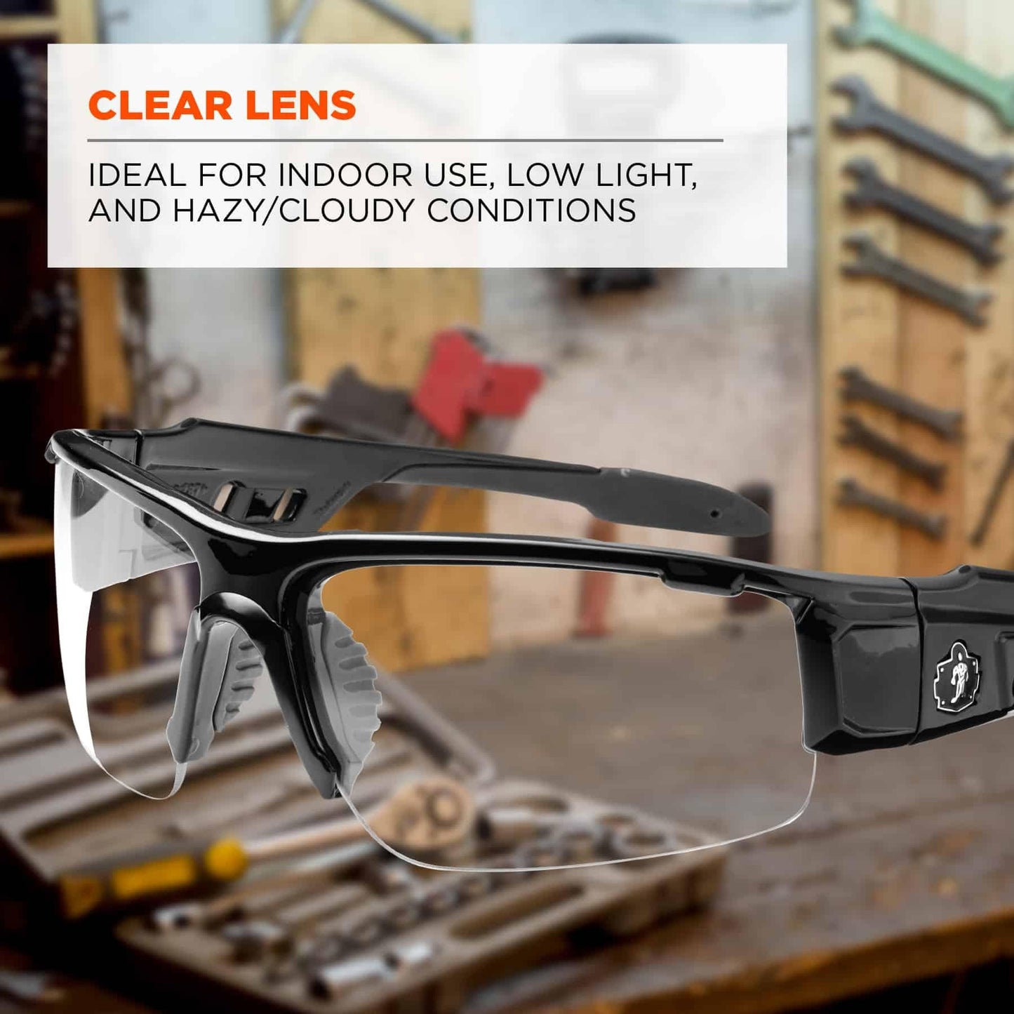 Clear Lens Glasses - Ergodyne - Durable Design