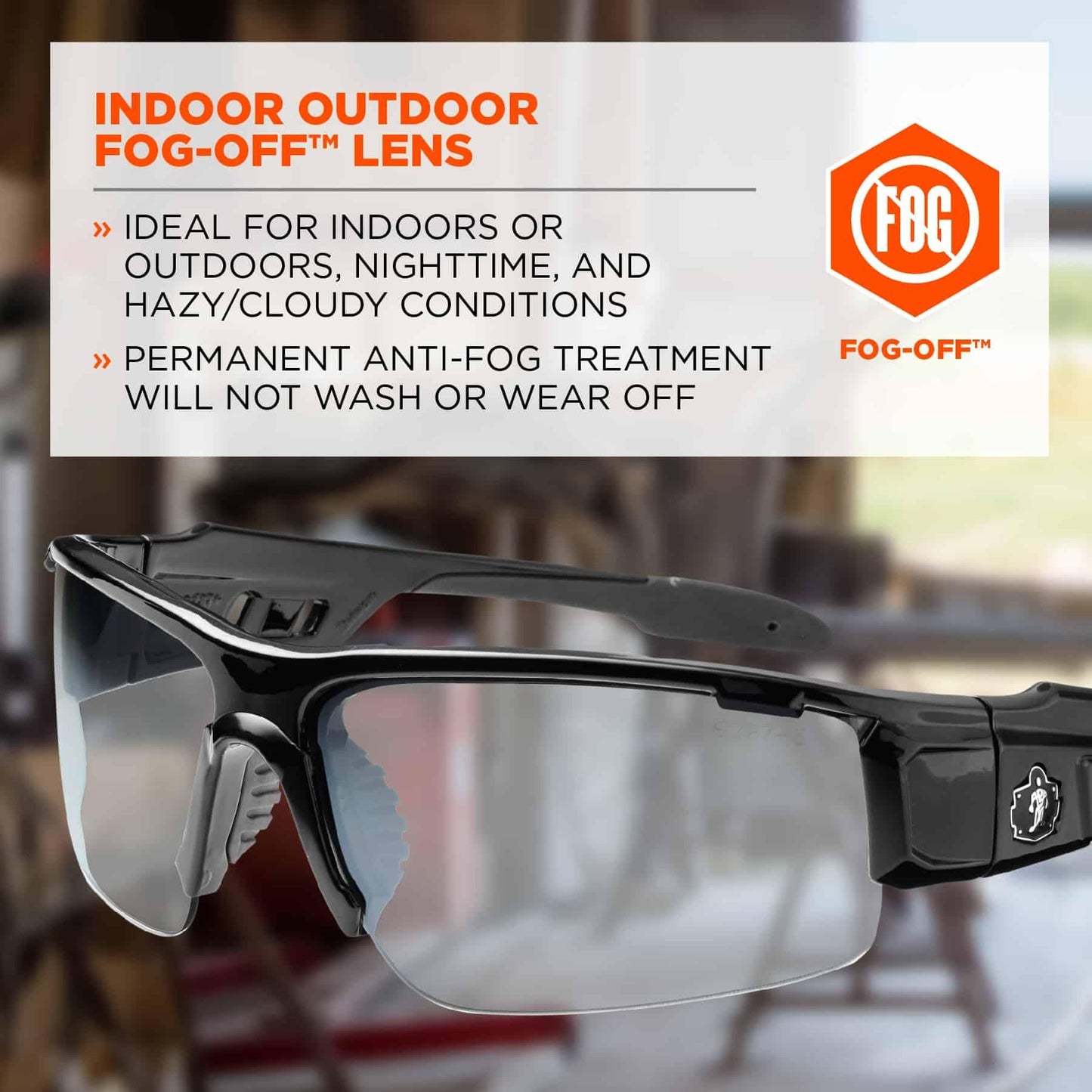 Clear Lens Glasses - Ergodyne - Durable Design