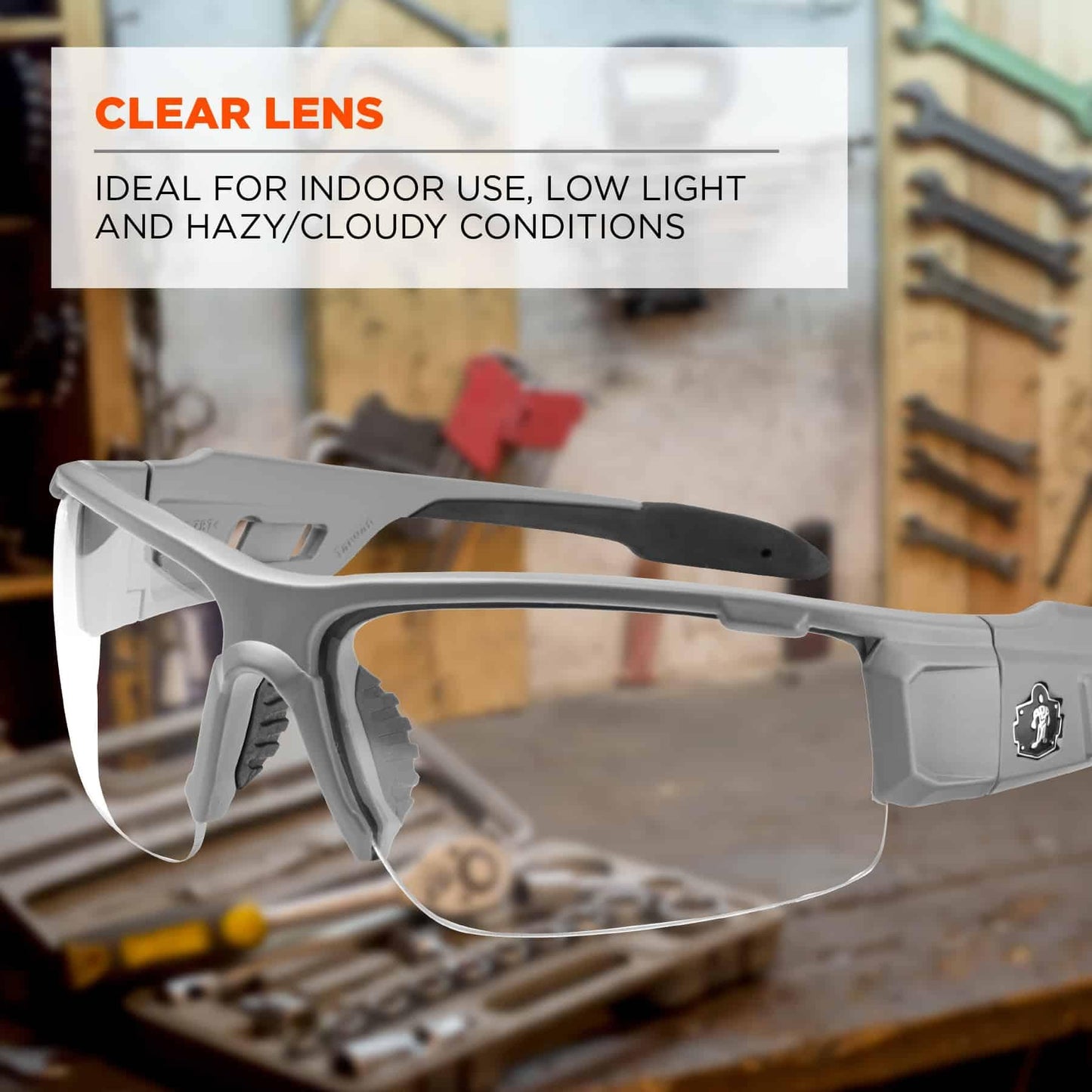 Clear Lens Glasses - Ergodyne - Durable Design