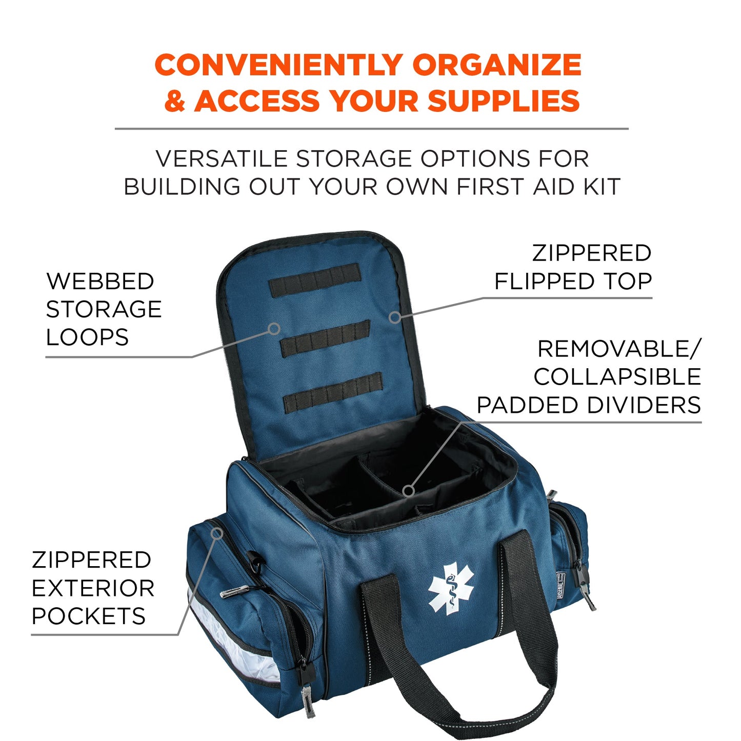 Blue Trauma Bags - Ergodyne - Durable Nylon
