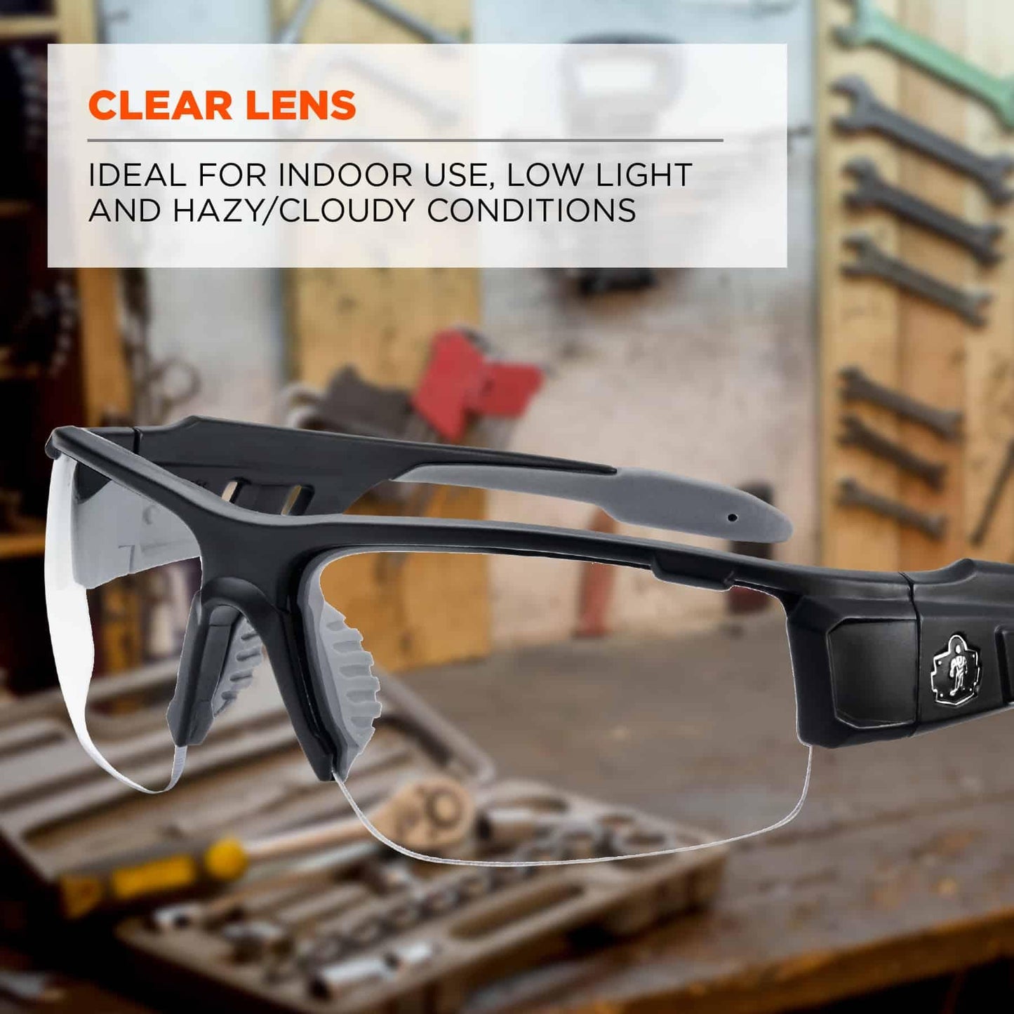 Clear Lens Glasses - Ergodyne - Durable Design