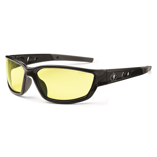 Yellow Lens Glasses - Ergodyne - Durable Safety Frame