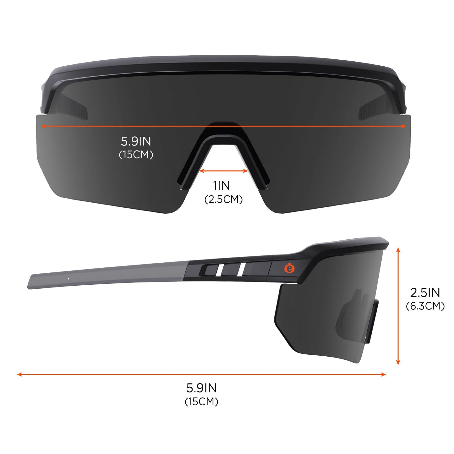 Clear Lens Glasses - Ergodyne - Impact-Resistant Style