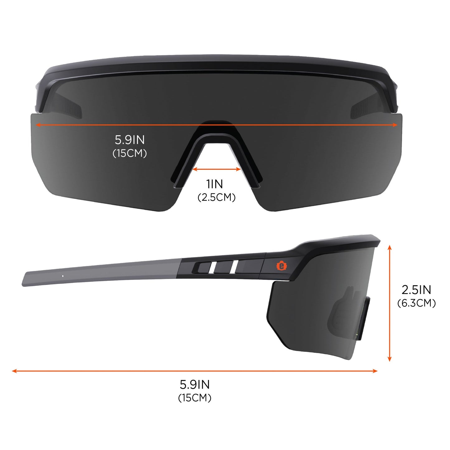 Clear Lens Glasses - Ergodyne - Impact-Resistant Style