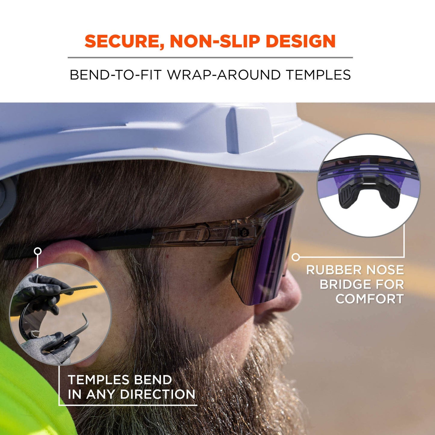 Clear Lens Glasses - Ergodyne - Impact-Resistant Style