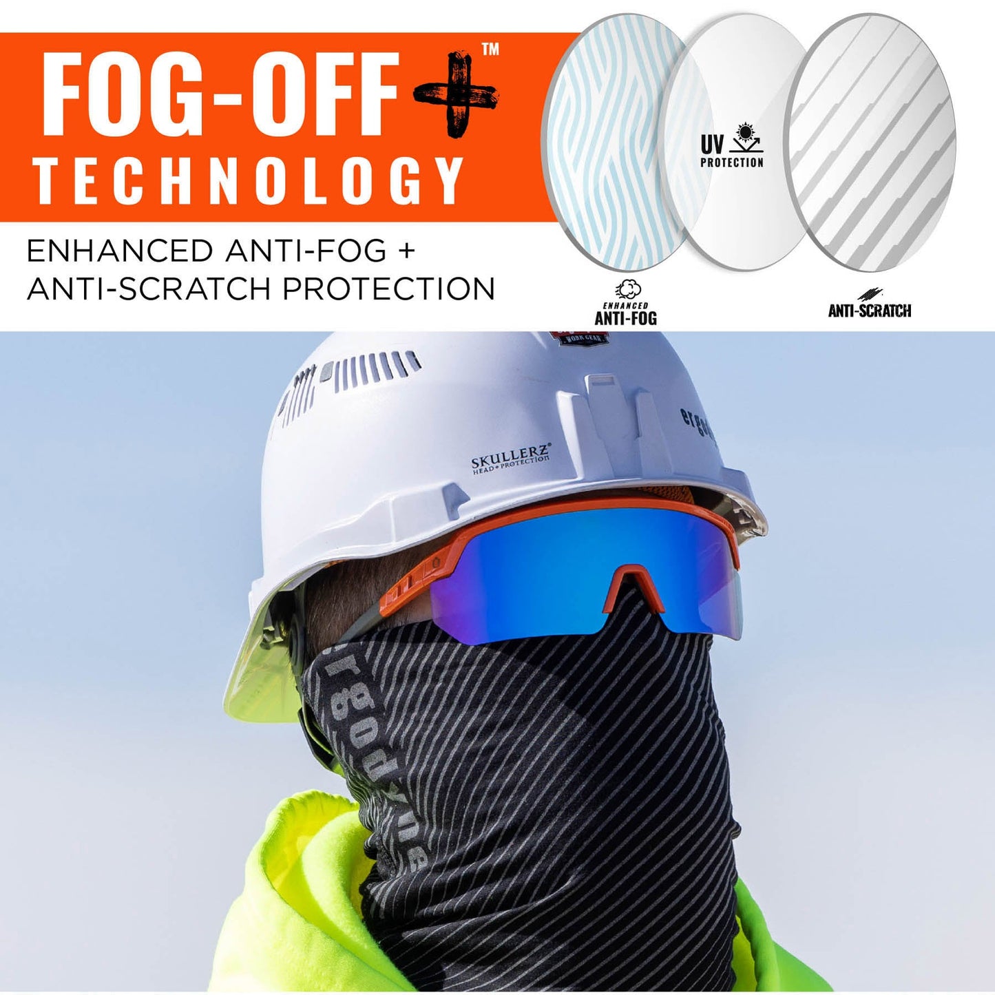 Clear Lens Glasses - Ergodyne - Impact-Resistant Style