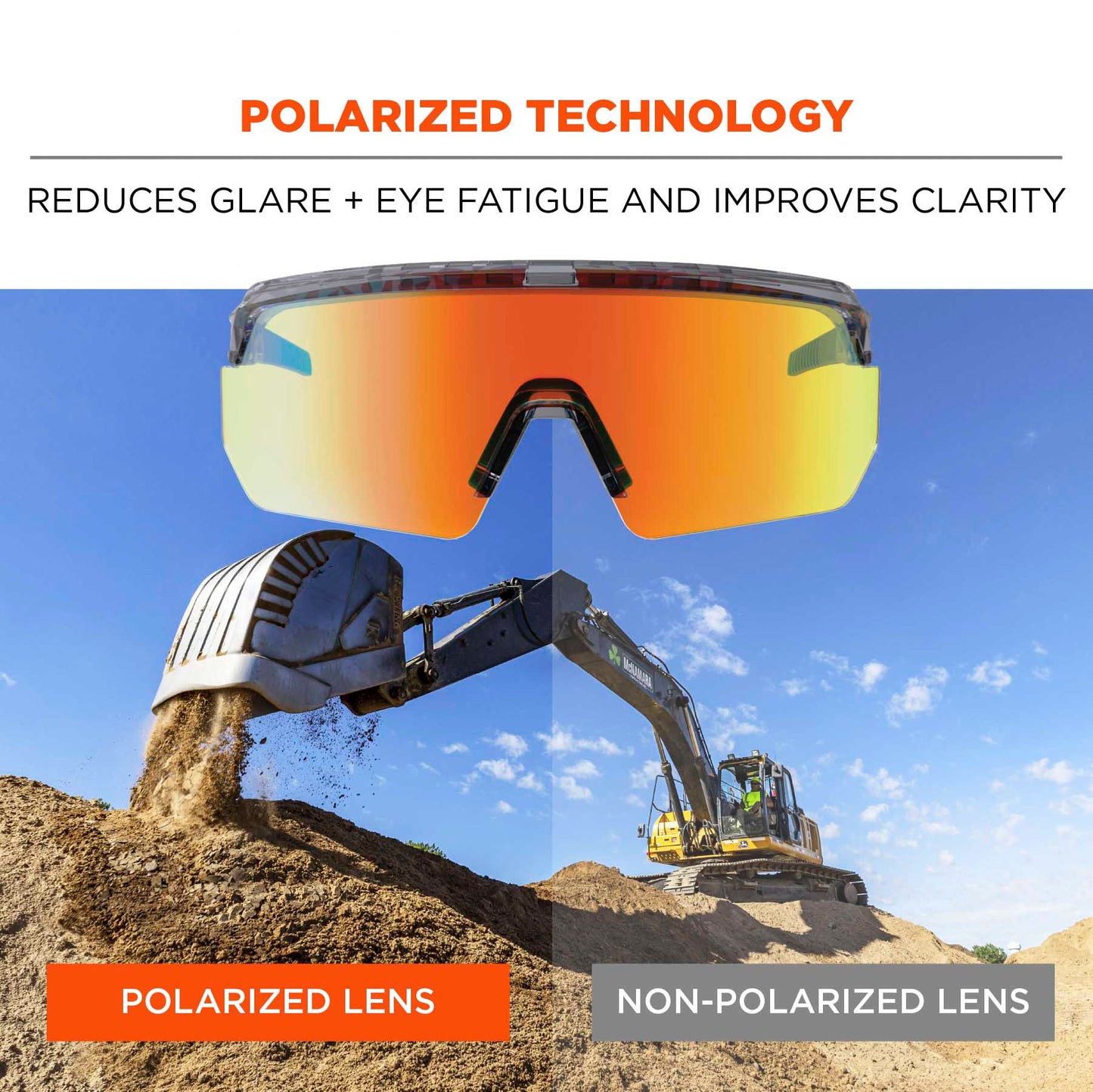 Clear Lens Glasses - Ergodyne - Impact-Resistant Style