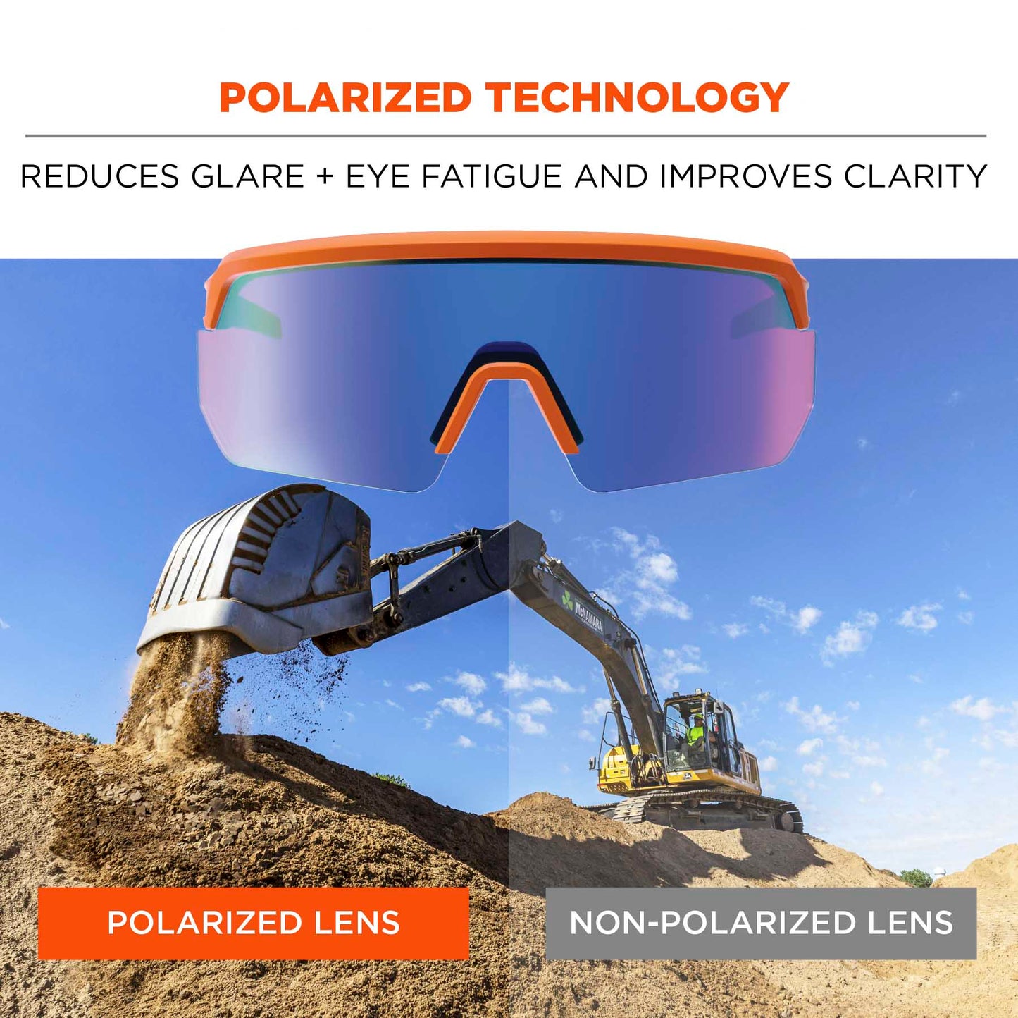 Clear Lens Glasses - Ergodyne - Impact-Resistant Style