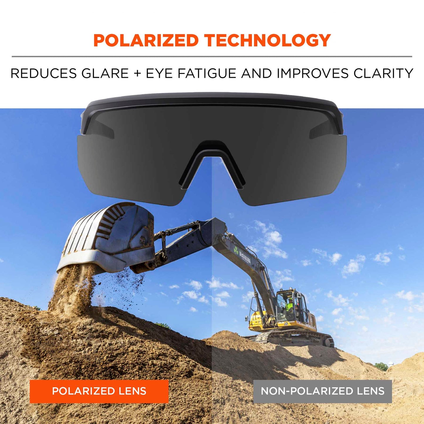 Clear Lens Glasses - Ergodyne - Impact-Resistant Style