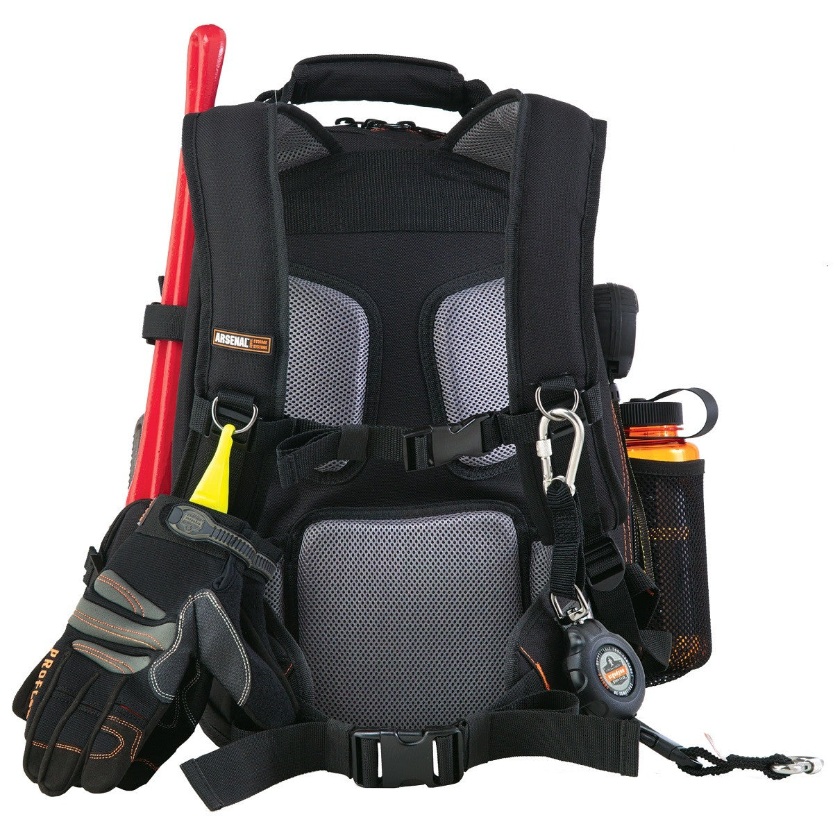 Black/Gray Backpack - Ergodyne - Dual Compartment Tool