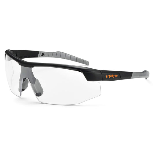 Clear Lens Glasses - Ergodyne - Safety Matte Black Frame