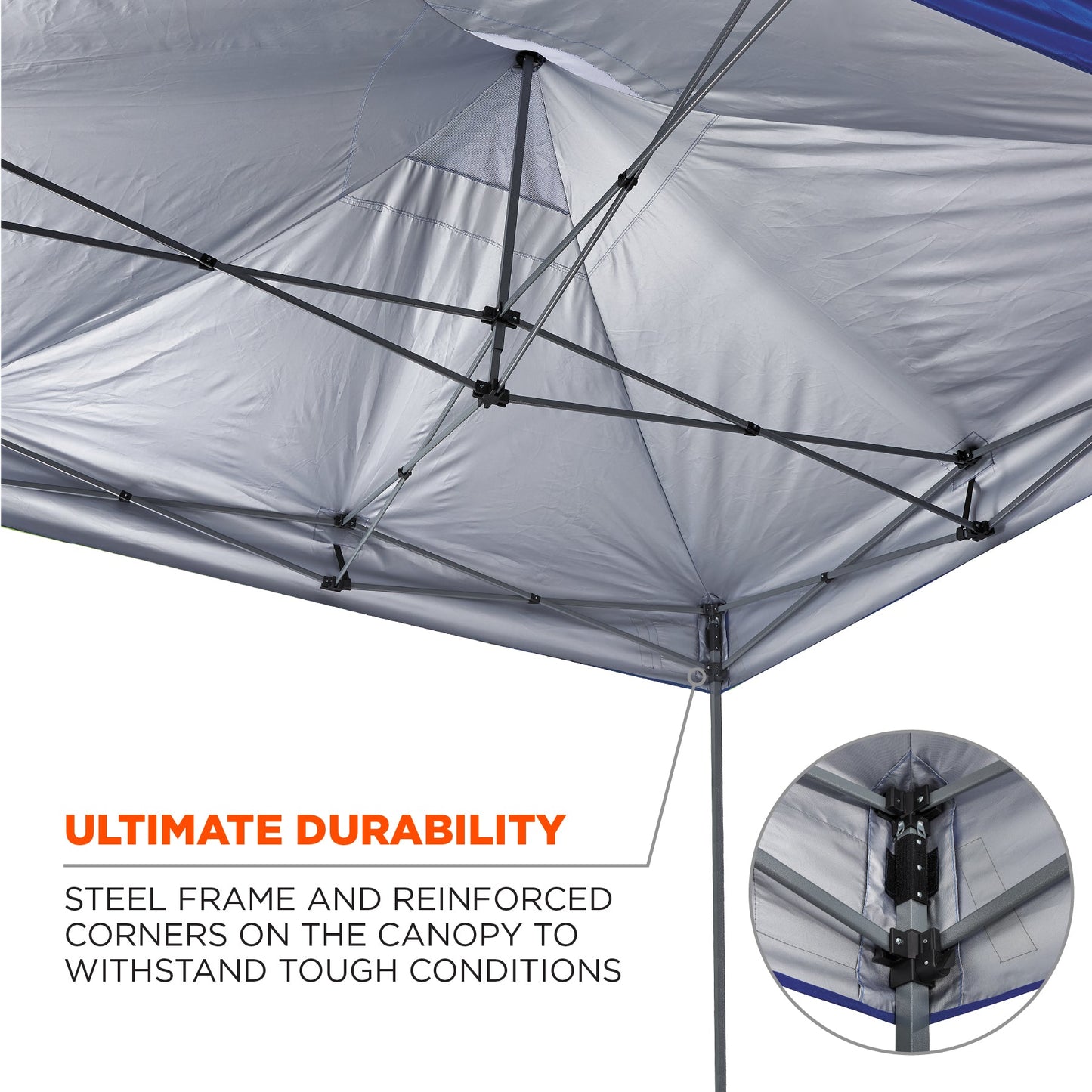 Blue Work Tents - Ergodyne - Durable Pop-Up Shelter