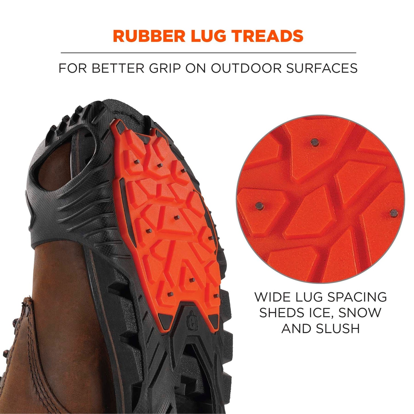 Black Ice Traction Cleats - Ergodyne - Durable Design