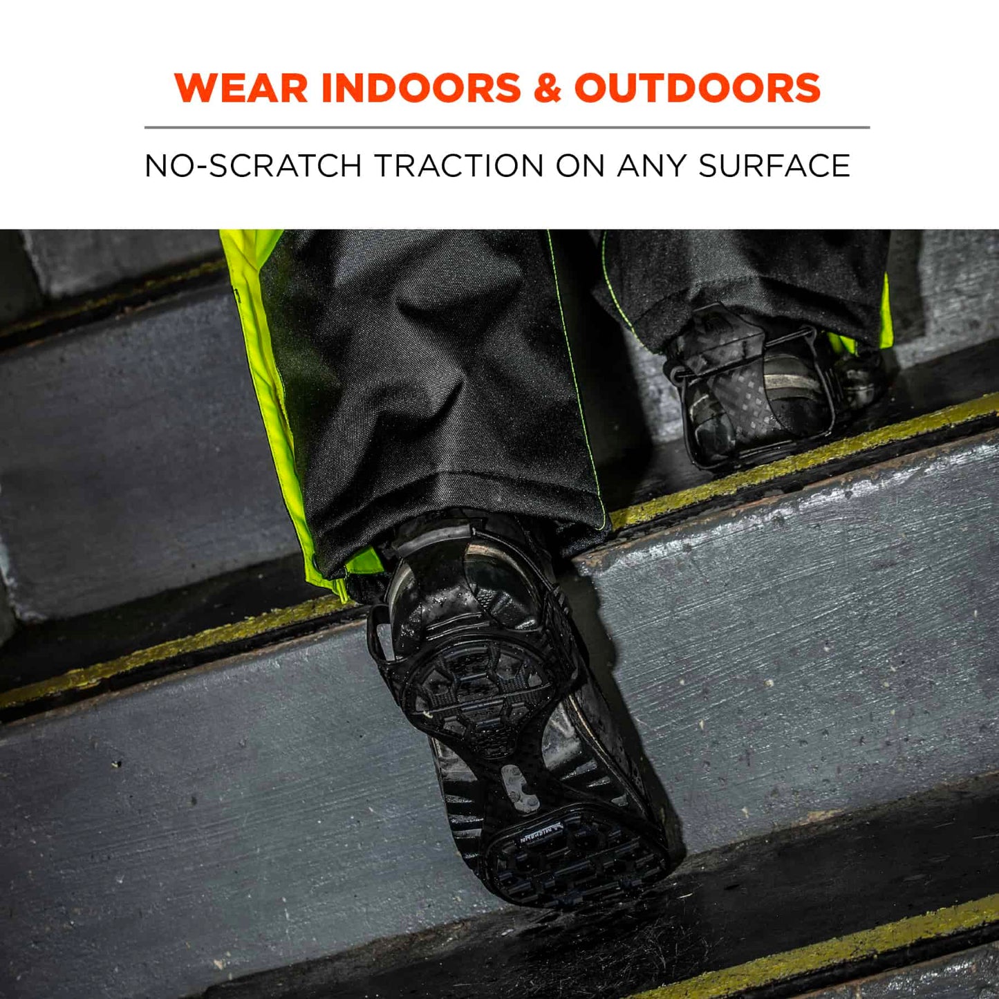Black Ice Traction | Ergodyne | Spikeless Traction Device - Slip-On - Optimal Grip
