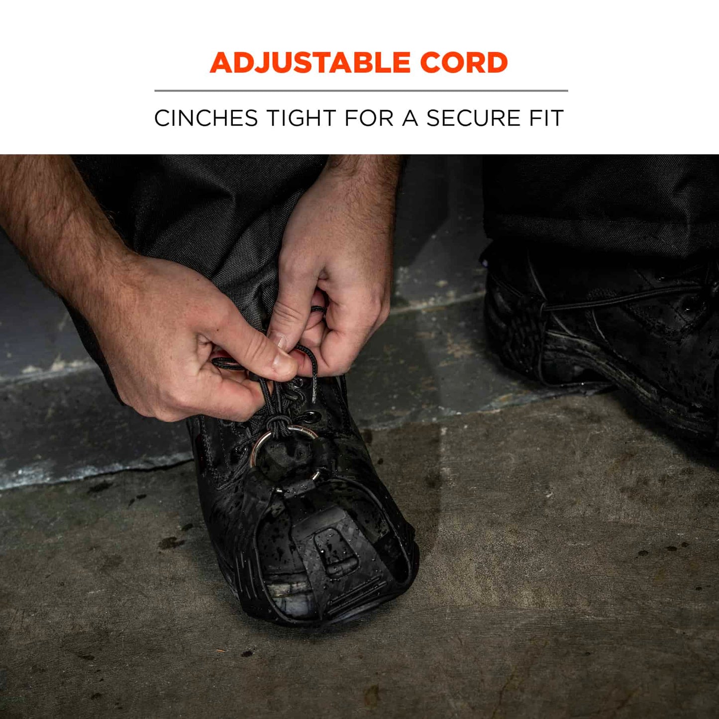 Black Ice Traction | Ergodyne | Spikeless Traction Device - Slip-On - Optimal Grip