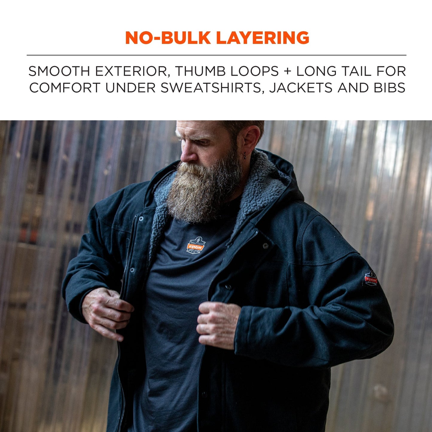 Black Thermal Shirt - Ergodyne - Base Layer Comfort