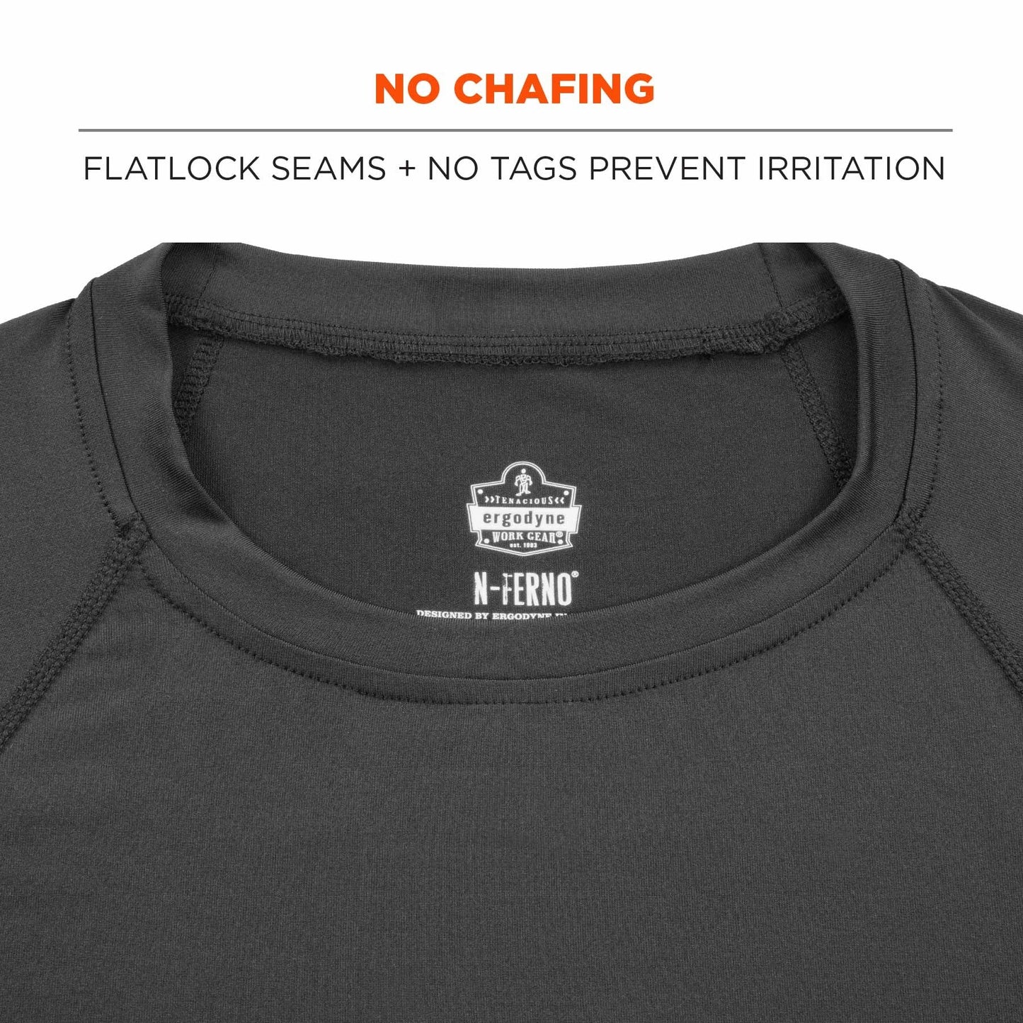 Black Lightweight Shirt - Ergodyne - Moisture-Wicking