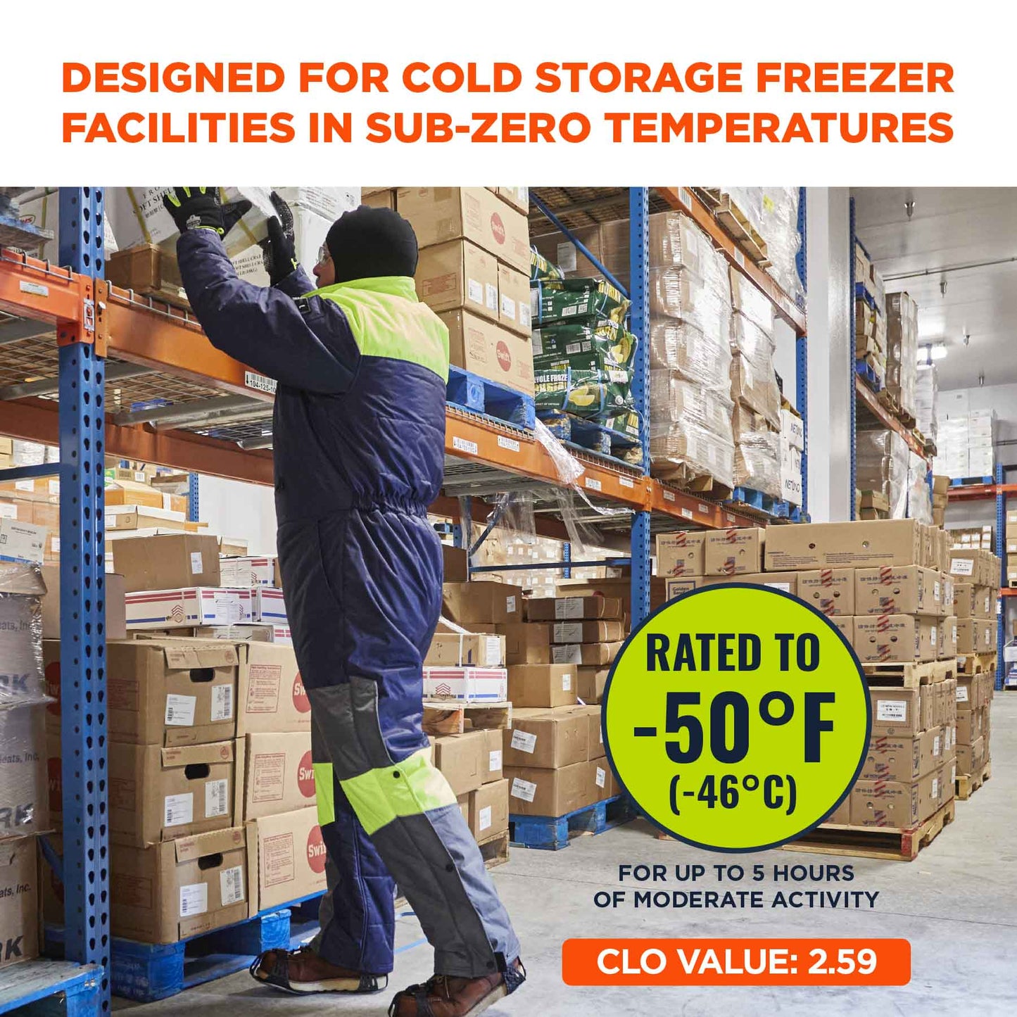 Blue Insulated Coveralls - Ergodyne - Durable Design