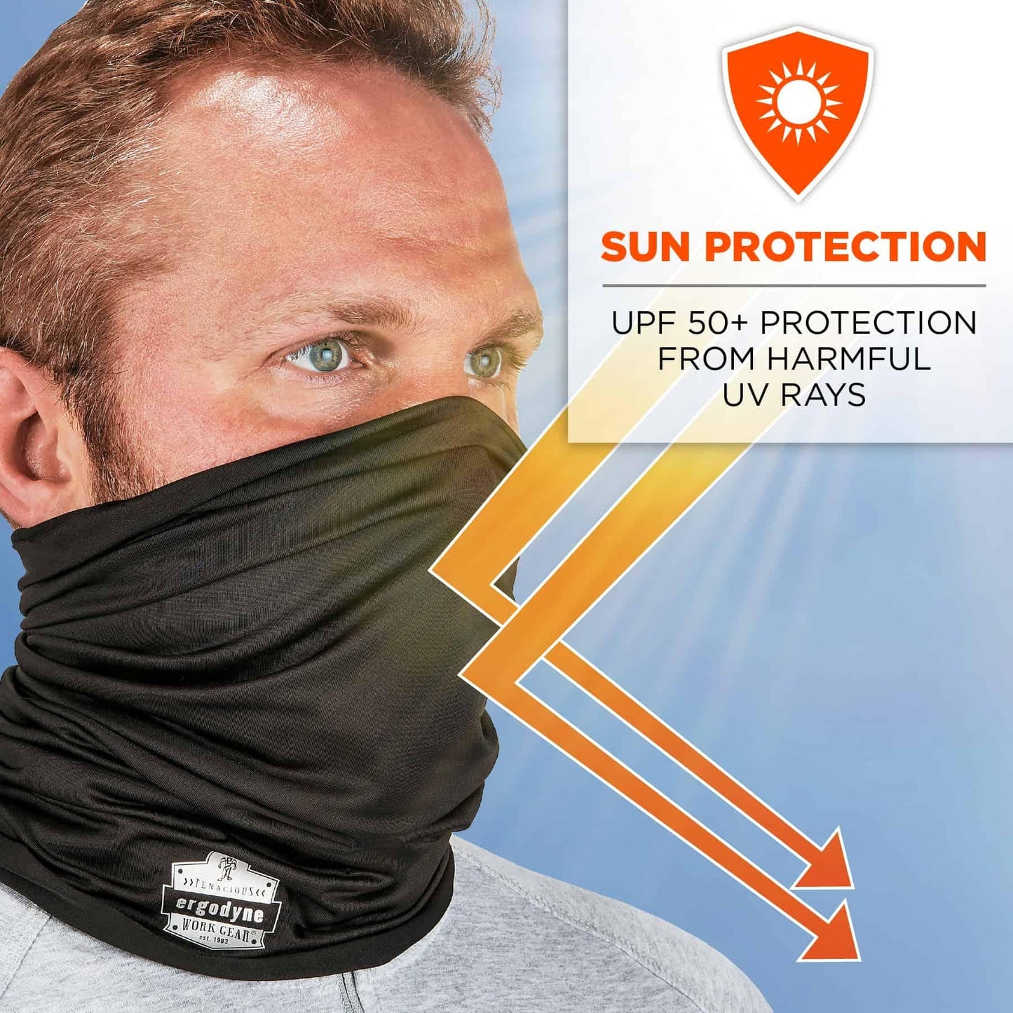 Black Cooling Gaiters - Ergodyne - Evaporative Relief