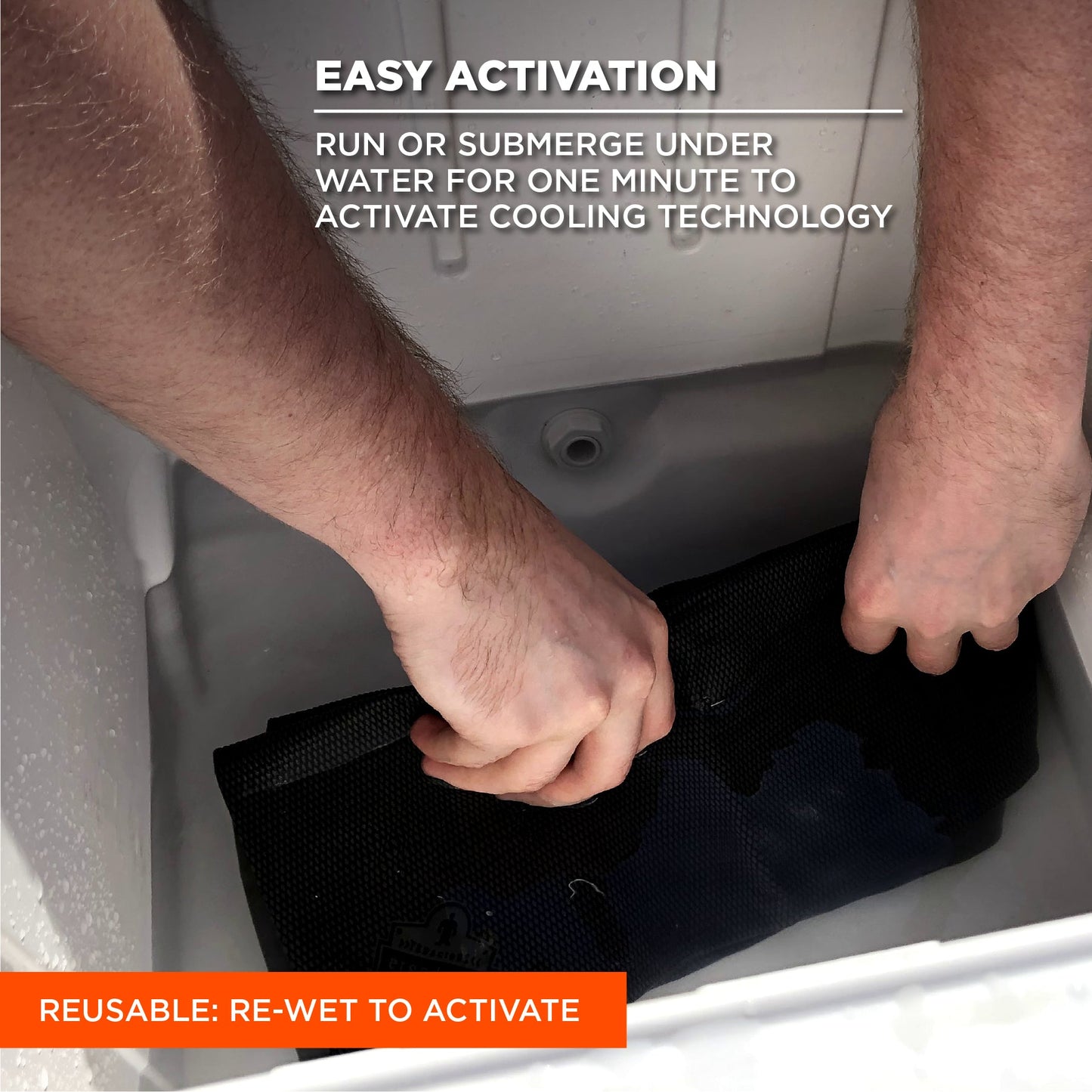 Blue Cooling Towels - Ergodyne - PVA Material