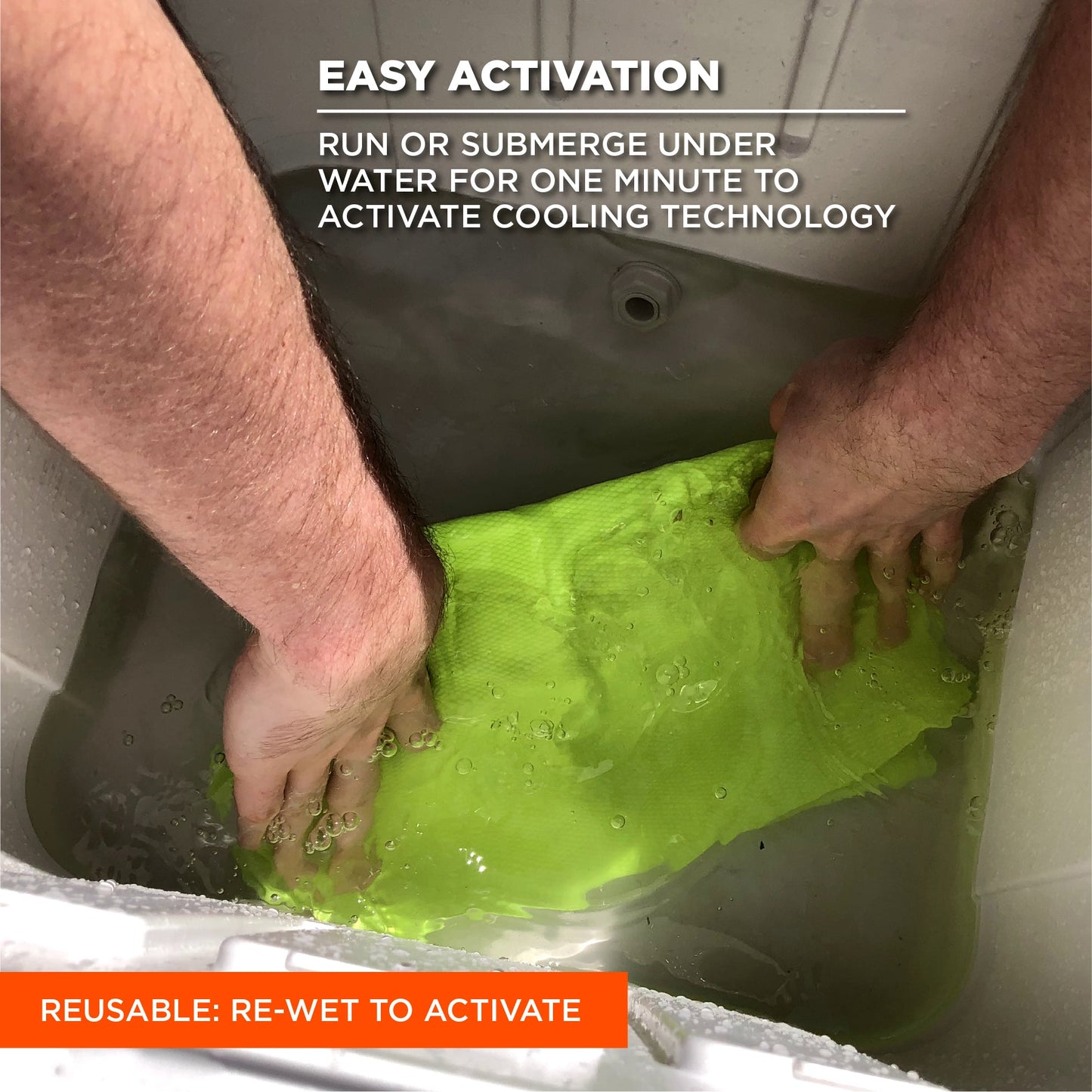 Blue Cooling Towels - Ergodyne - PVA Material