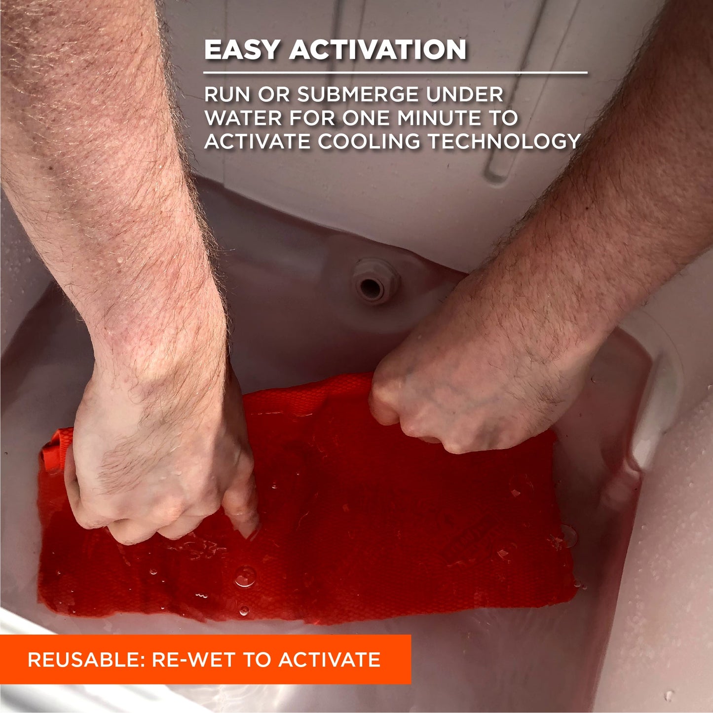 Blue Cooling Towels - Ergodyne - PVA Material