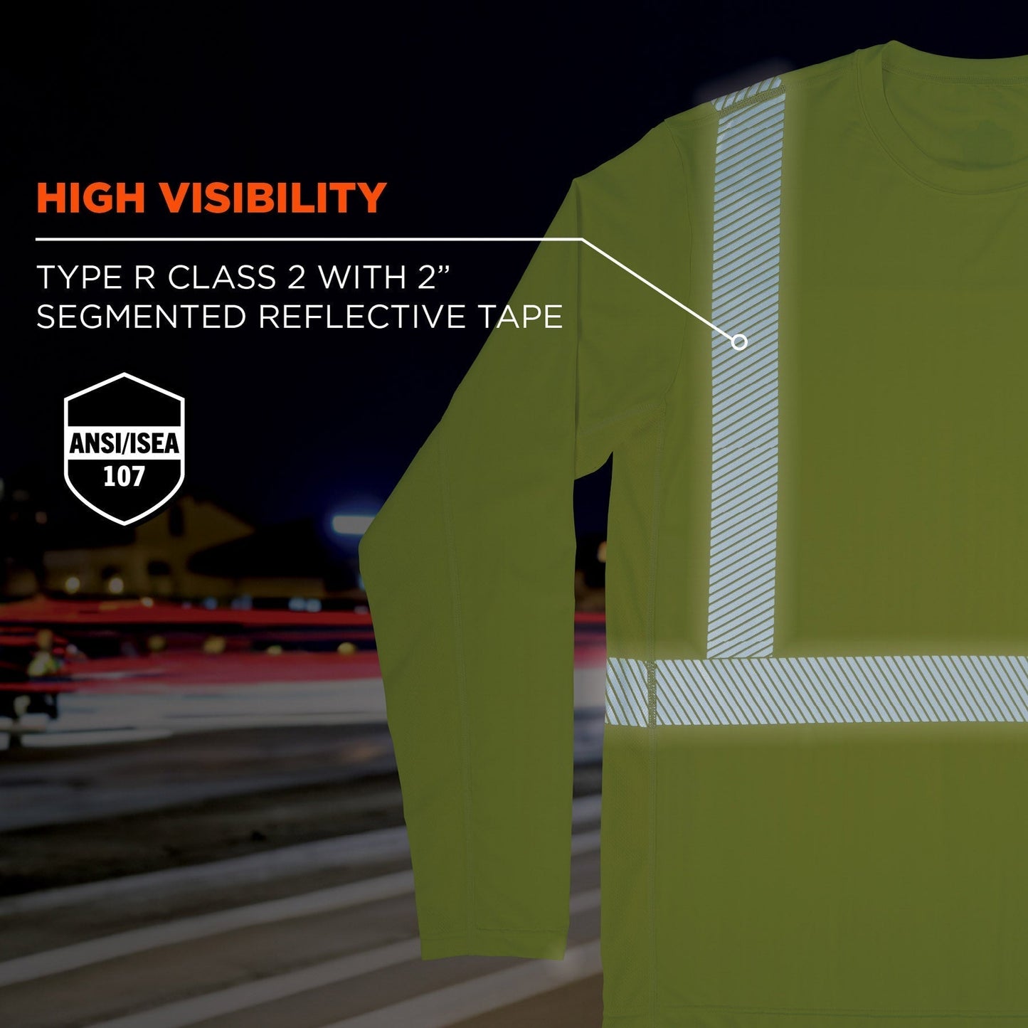 Yellow/Lime Safety Shirt - Ergodyne - Cooling Comfort
