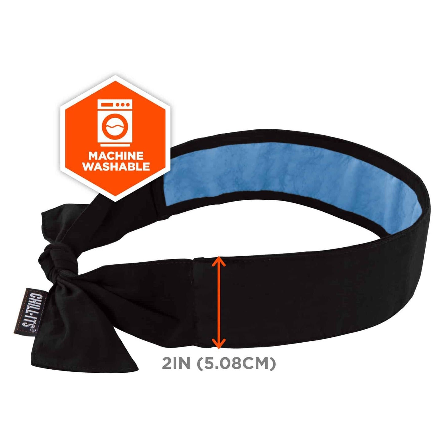 Black Bandanas - Ergodyne - Evaporative Cooling Towel