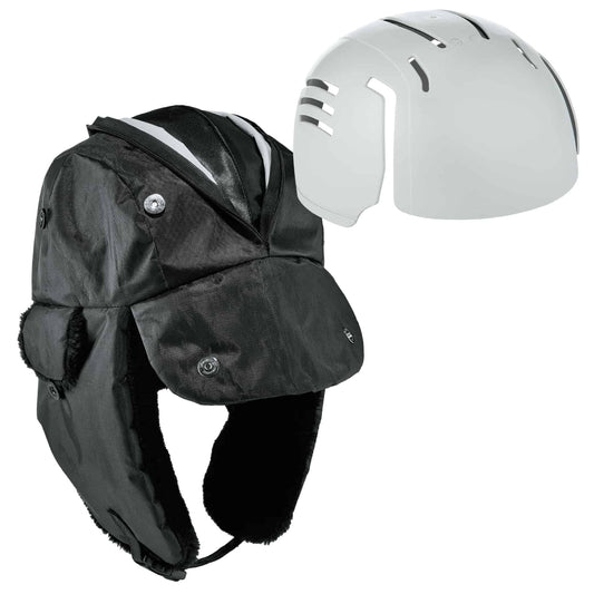 Black Trapper Hat - Ergodyne - Insulated Bump Cap