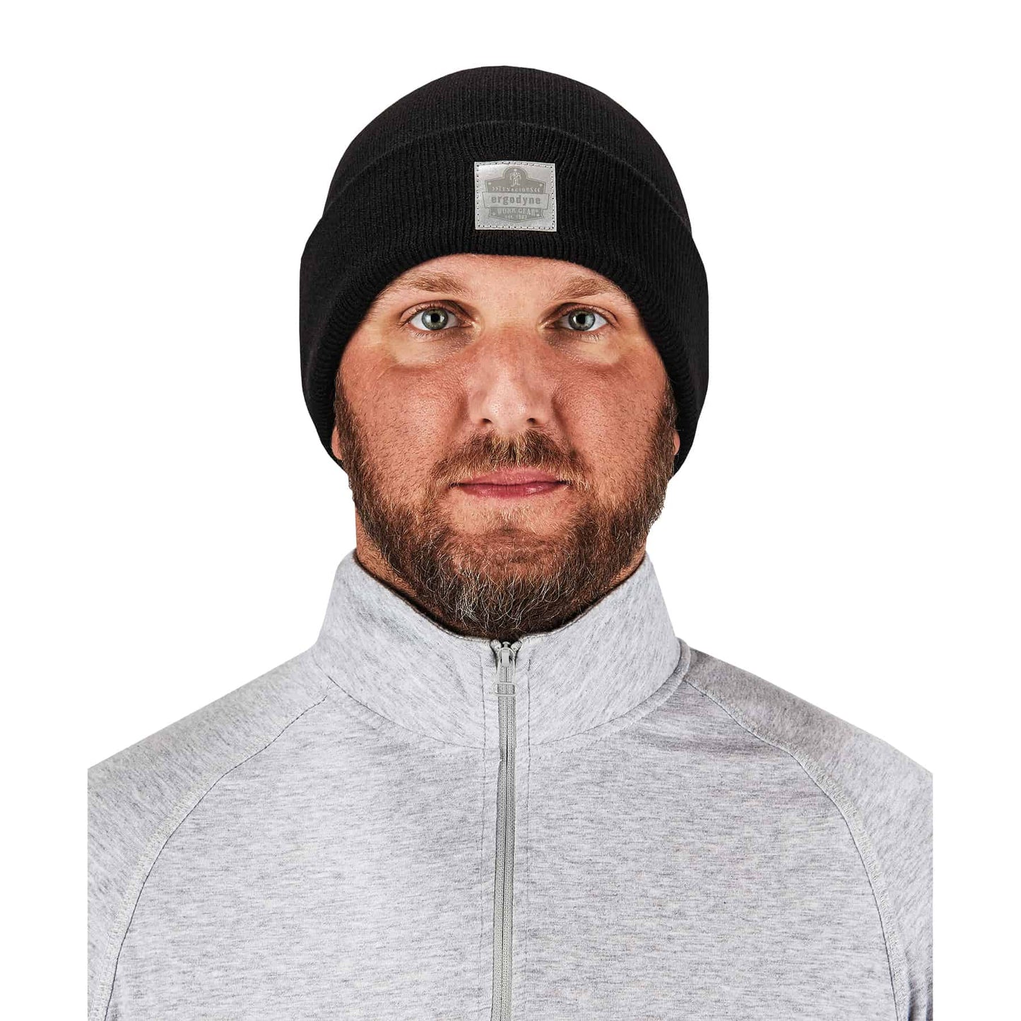 Black Knit Caps - Ergodyne - Warm Cuffed Beanie - Stylish Fit