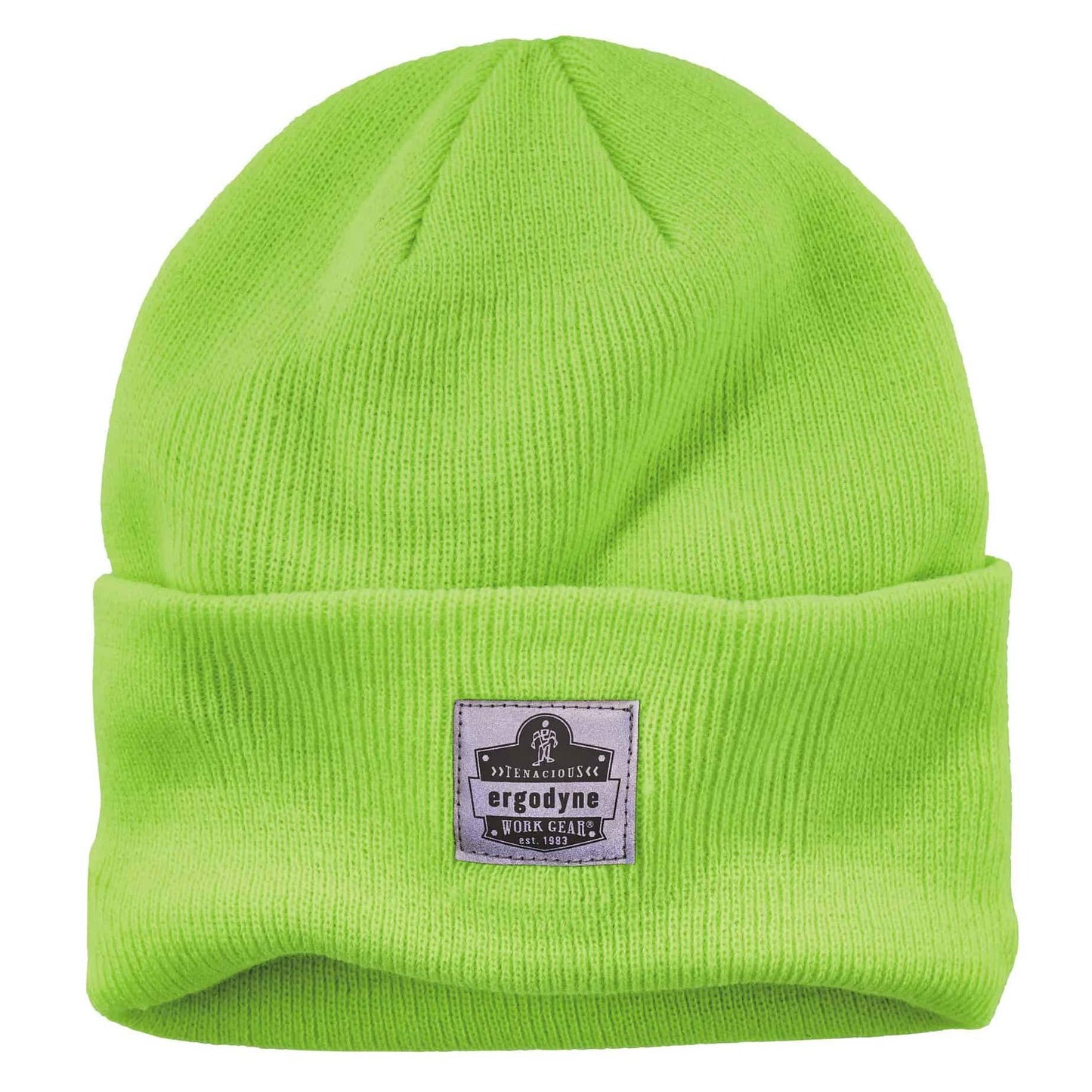 Black Knit Caps - Ergodyne - Warm Cuffed Beanie - Stylish Fit