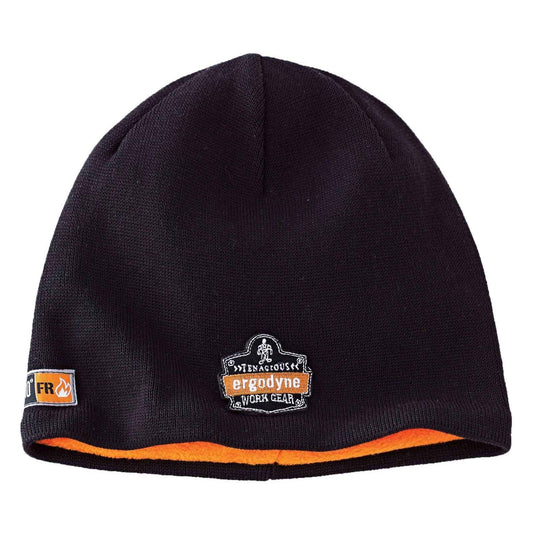 Black Knit Cap - Ergodyne - Cozy Modacrylic Fabric