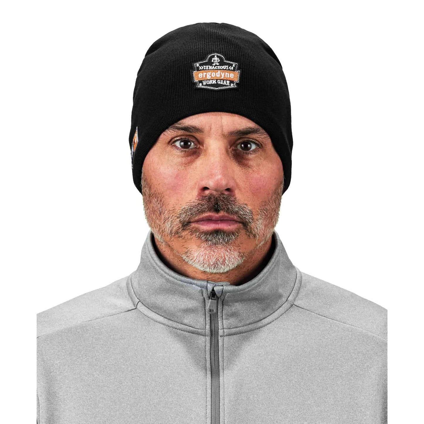 Black Knit Cap - Ergodyne - Cozy Modacrylic Fabric