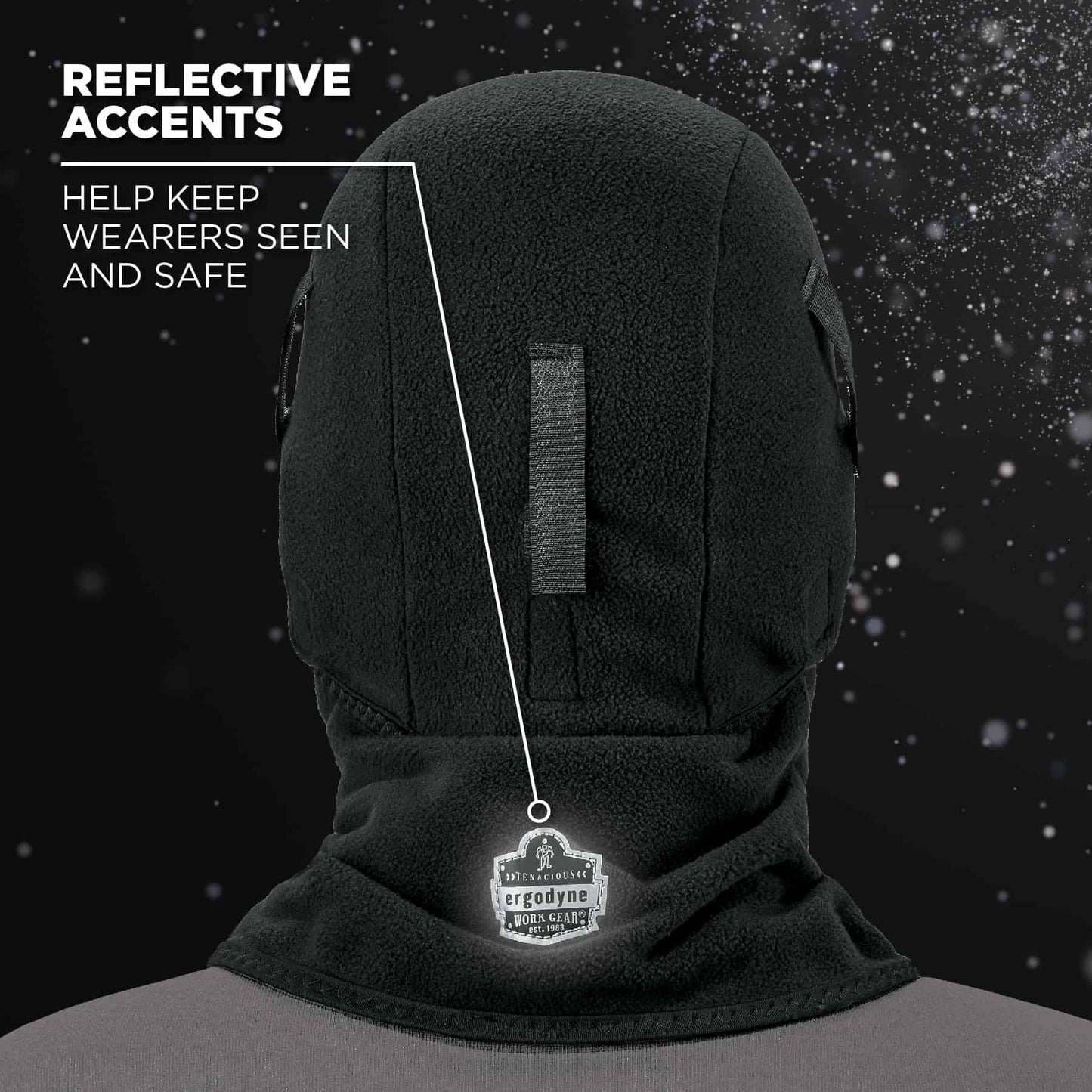 Black Balaclavas - Ergodyne - Warm Fleece Mask