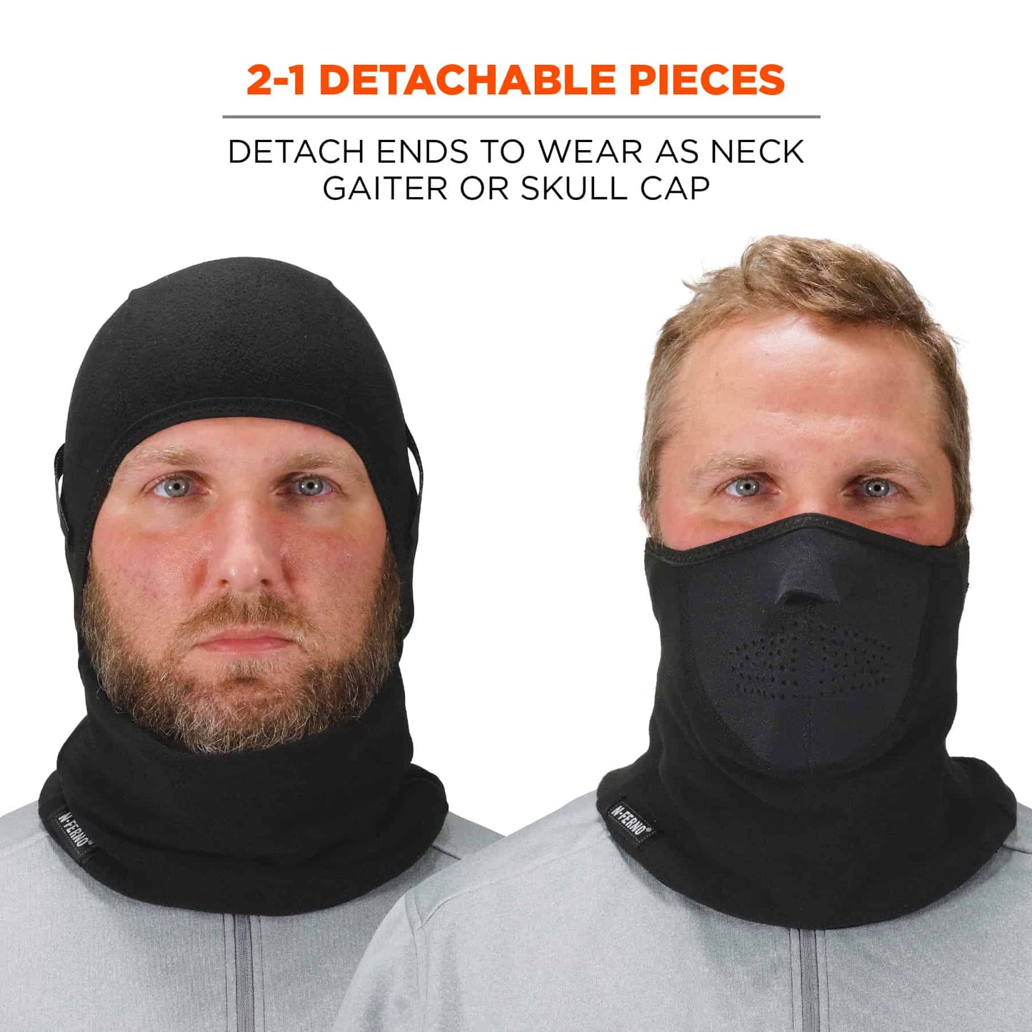 Black Balaclavas - Ergodyne - Fleece/Neoprene Comfort