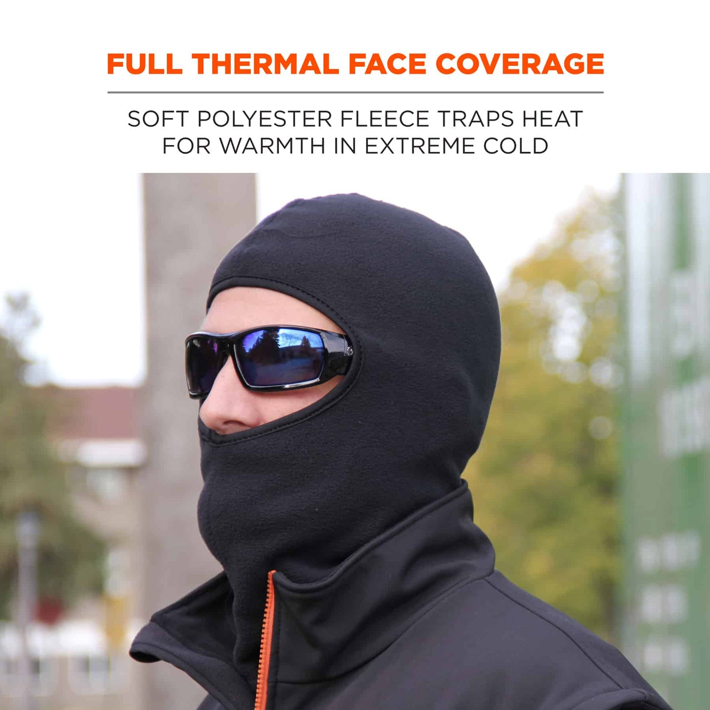 Black Balaclavas - Ergodyne - Warm Fleece Mask