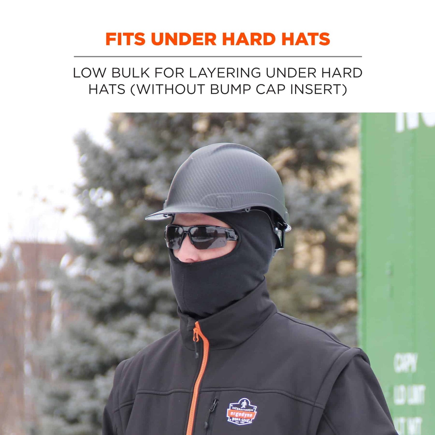 Black Balaclavas - Ergodyne - Warm Fleece Mask