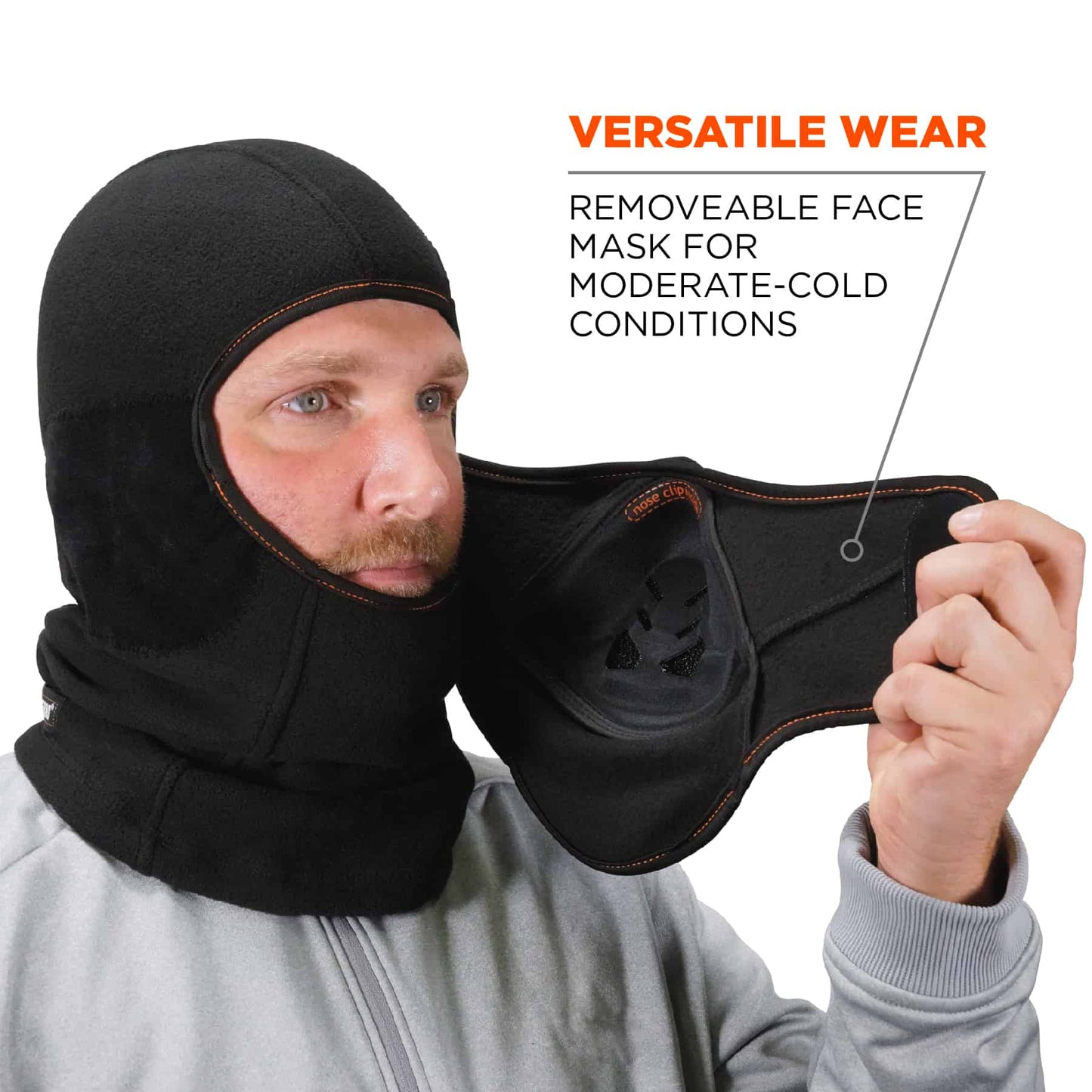 Black Balaclavas - Ergodyne - Warm Fleece Design
