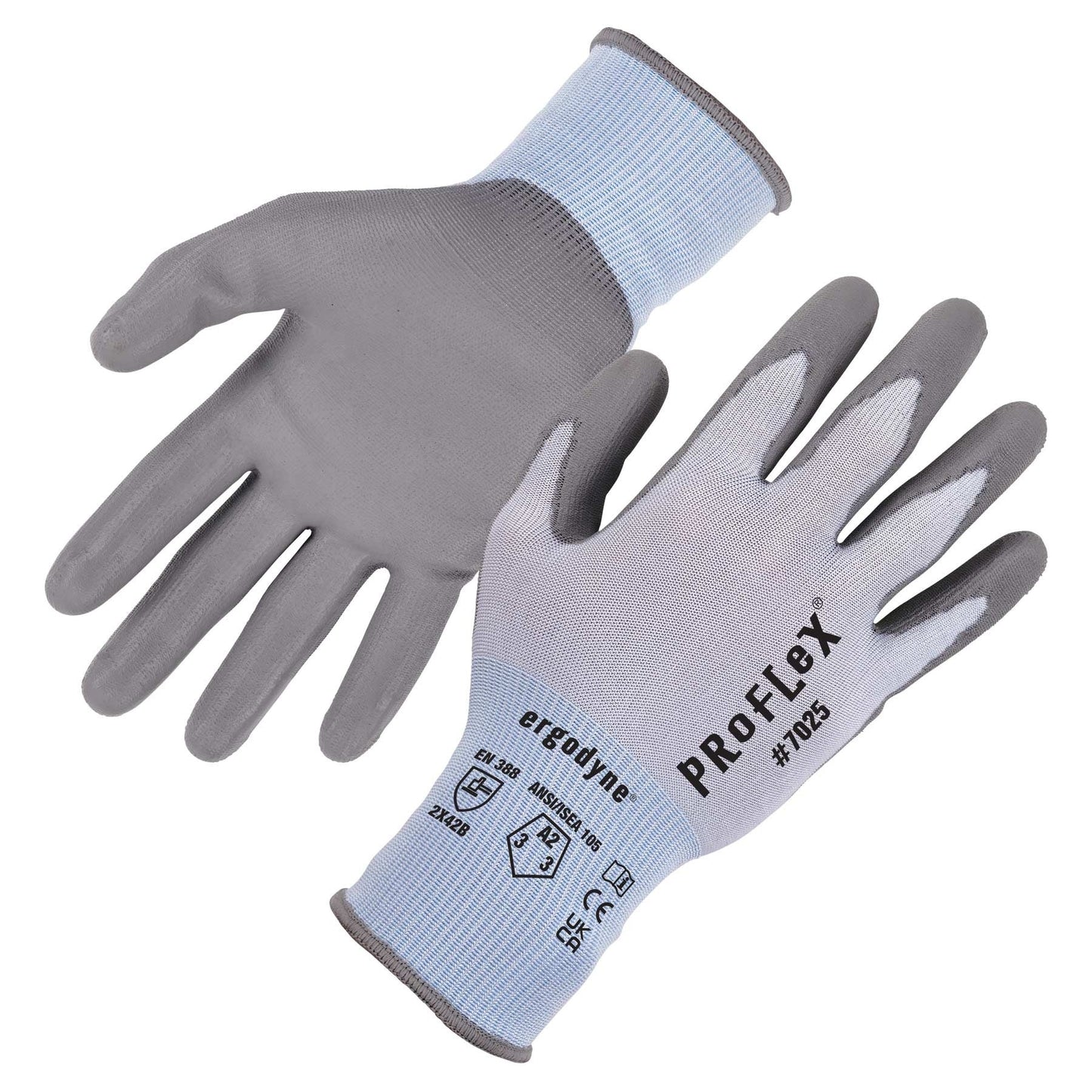 Blue String Knit Gloves - Ergodyne - Cut Resistant