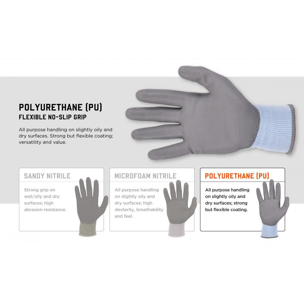 Blue String Knit Gloves - Ergodyne - Cut Resistant