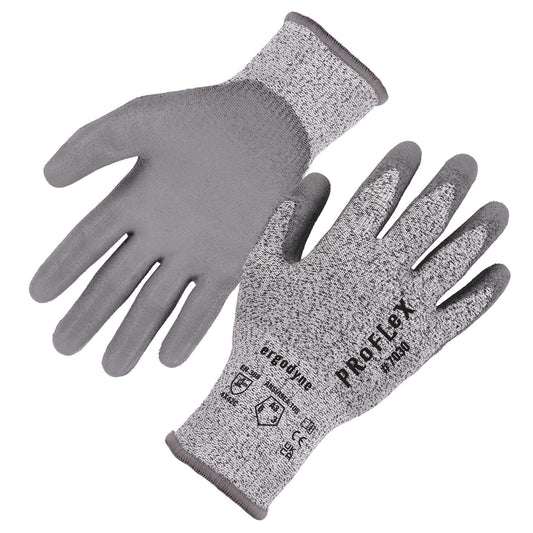 Gray Cut Resistant Gloves - Ergodyne - Flexible Grip