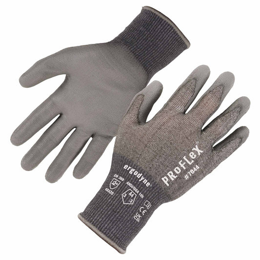 Gray String Knit Gloves - Ergodyne - Flexible Fit
